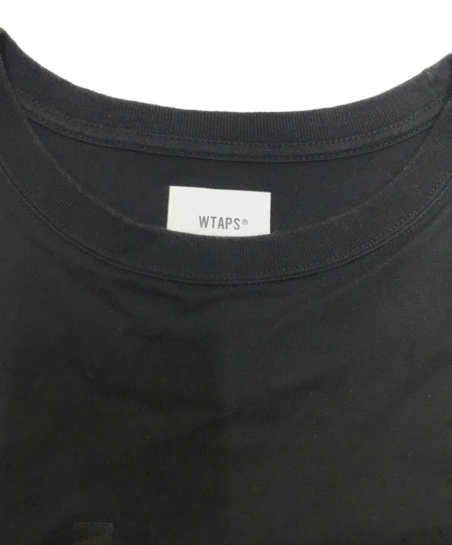 中古・古着通販】WTAPS (ダブルタップス) WTVUA L/S Tシャツ ブラック