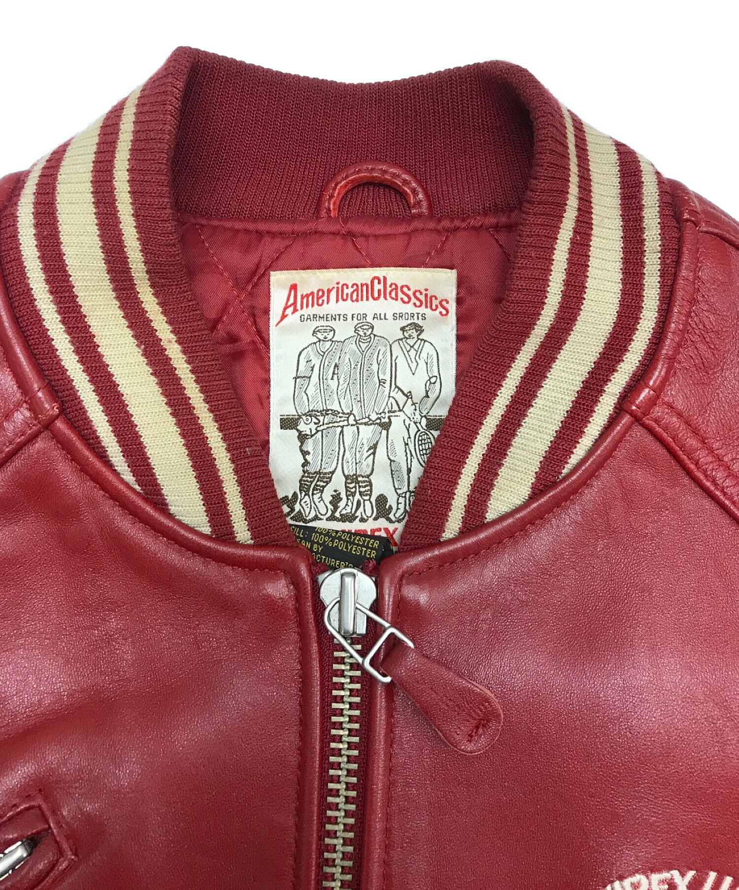 中古・古着通販】AVIREX (アヴィレックス) VARSITY LEATHER JACKET