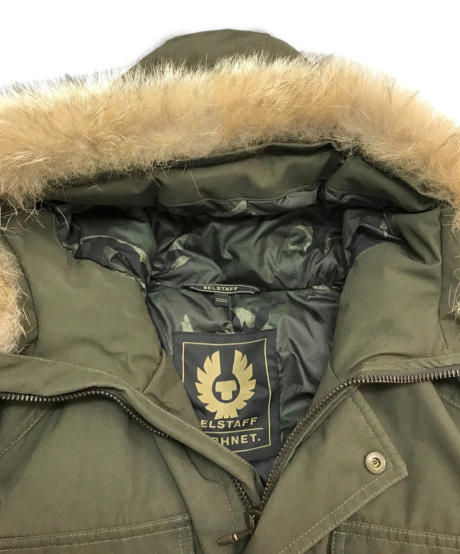 BELSTAFF×SOPHNET. (ベルスタッフ×ソフネット) ロードマスターダウン カーキ サイズ:48