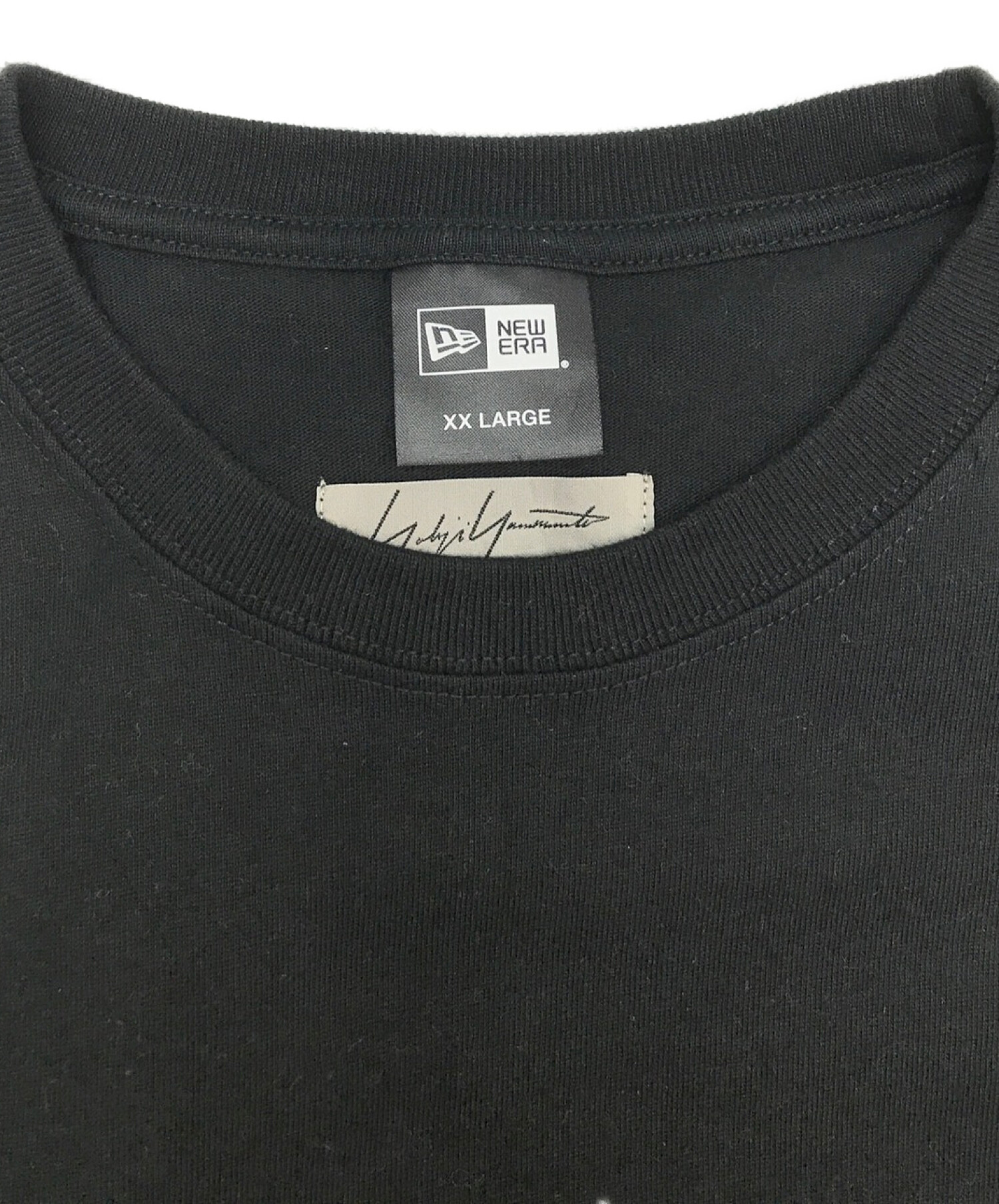 送料無料キャンペーン?】 YOHJI YAMAMOTO◇Tシャツ/XXL/コットン/BLK