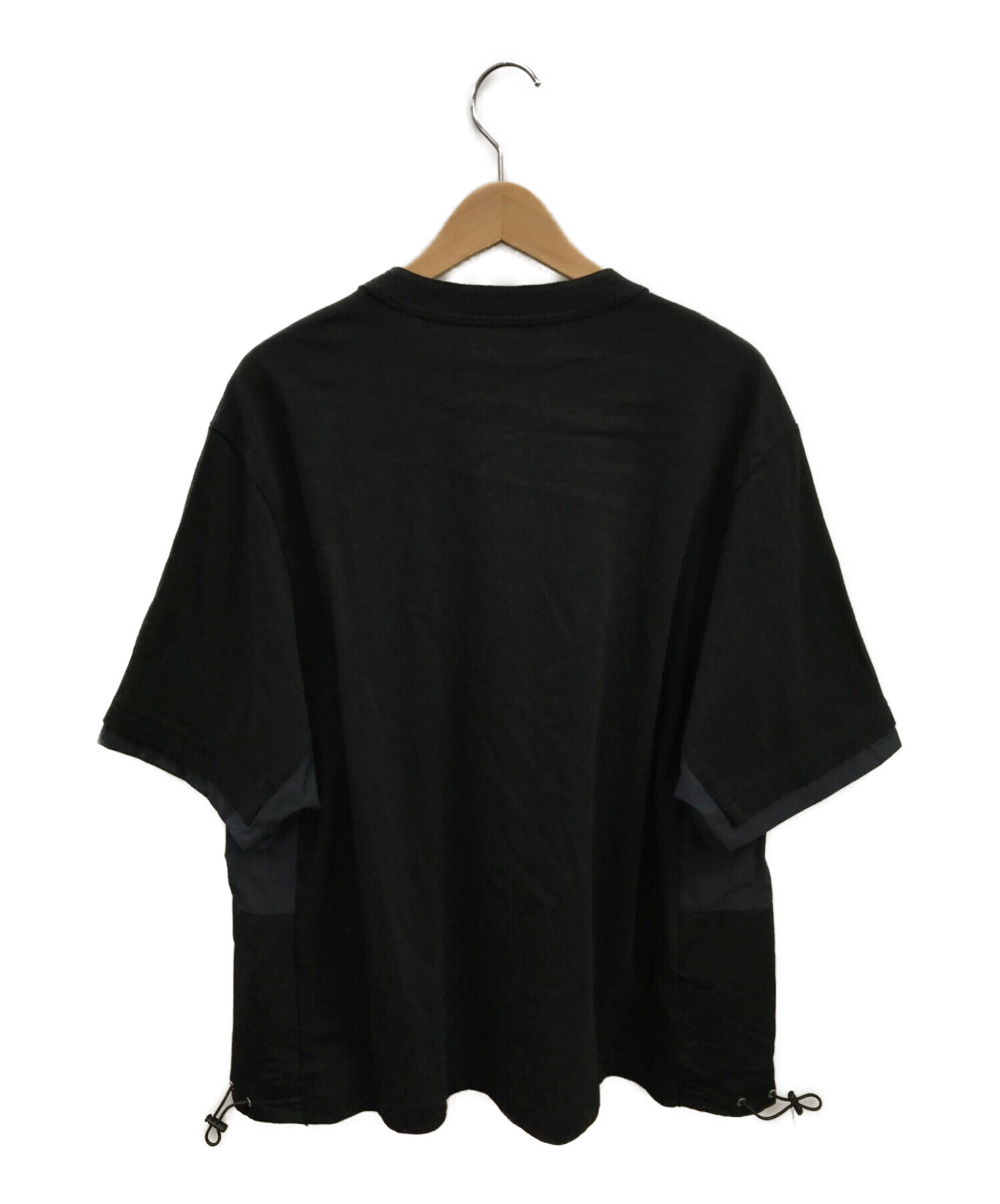 中古・古着通販】sacai (サカイ) サイドオープンTシャツ ブラック 