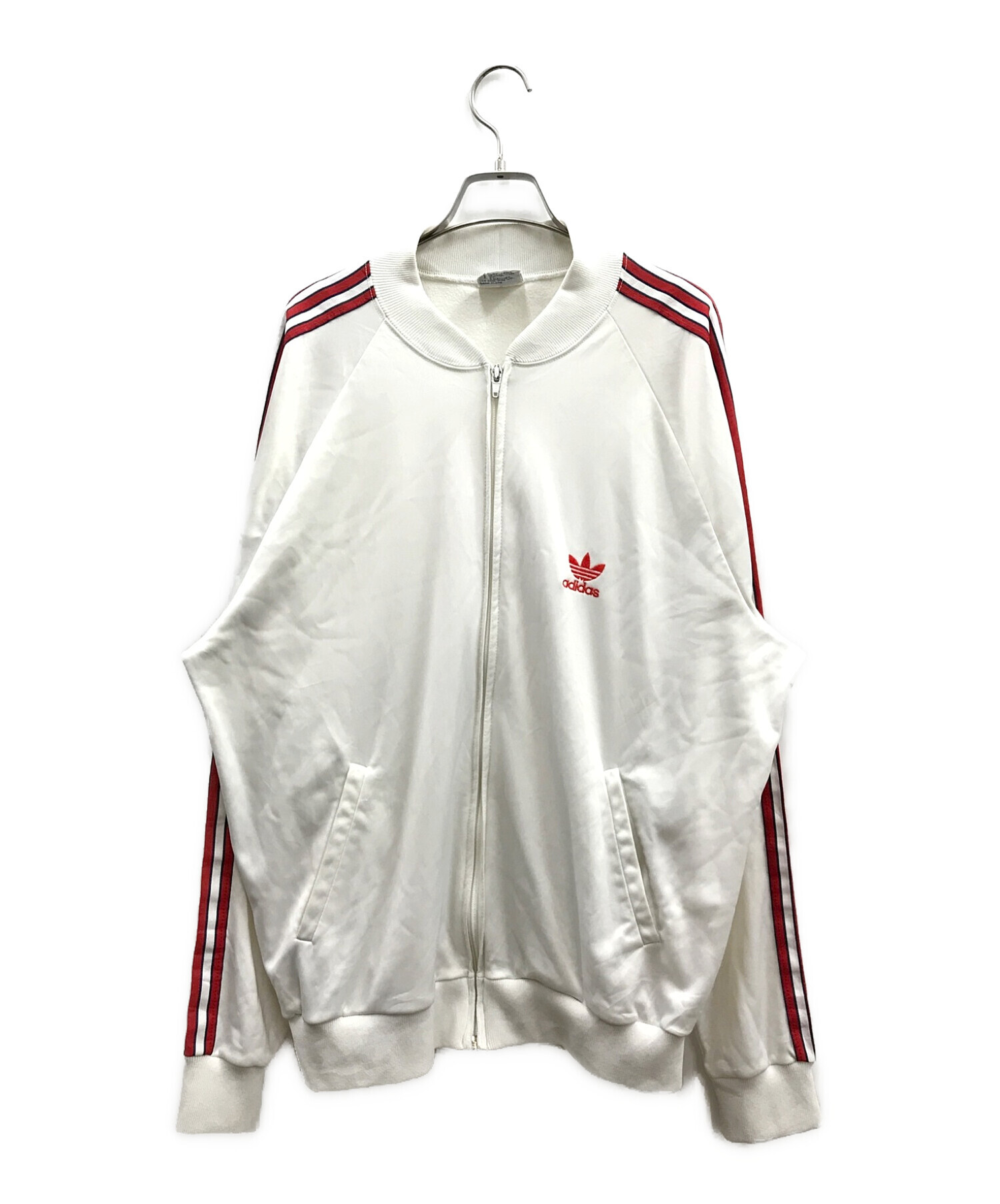 adidas (アディダス) 【古着】ATPトラックジャケット ホワイト サイズ:XL