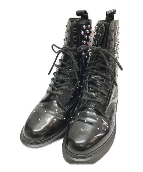 【中古・古着通販】Dr.Martens (ドクターマーチン) スワロフスキー10ホールブーツ ブラック サイズ:4｜ブランド・古着通販  トレファク公式【TREFAC FASHION】スマホサイト