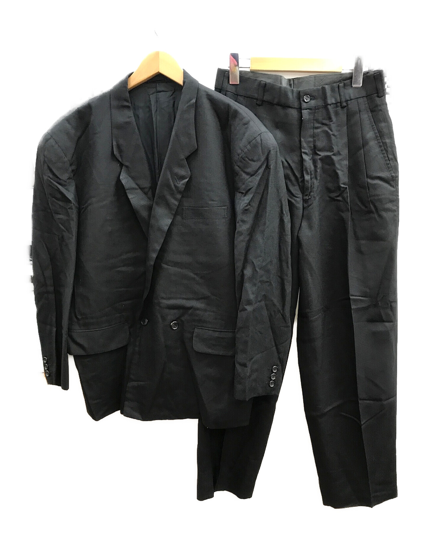 COMME des GARCONS HOMME PLUS (コムデギャルソンオムプリュス)) 80～90S'オールドセットアップ ブラック サイズ:S