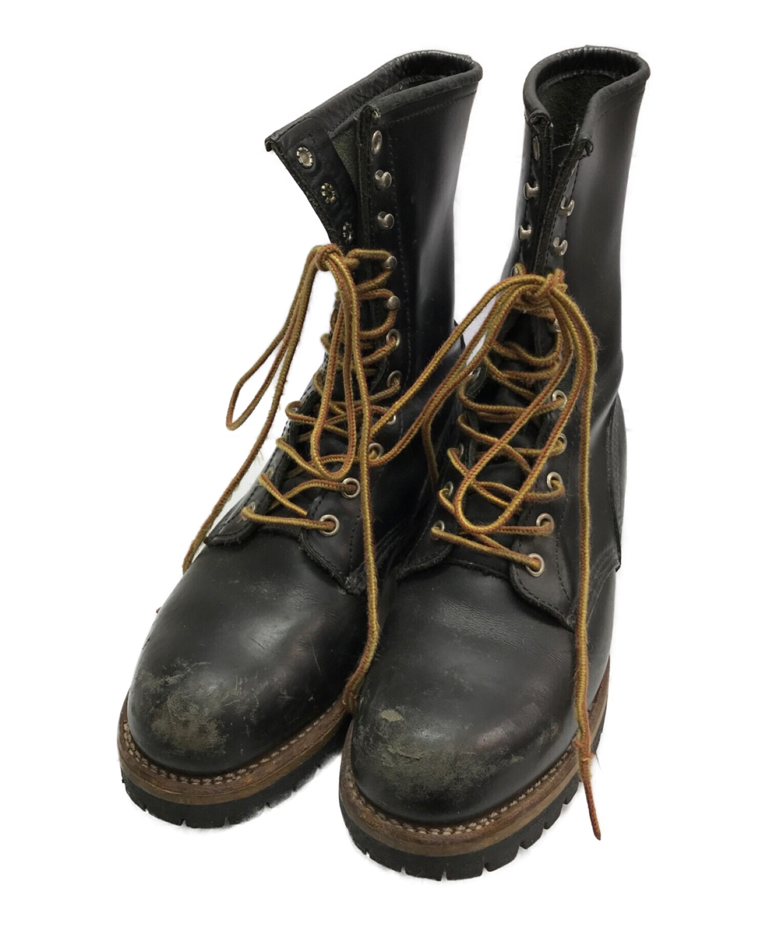 RED WING (レッドウィング) ロガーブーツ ブラック サイズ:US8