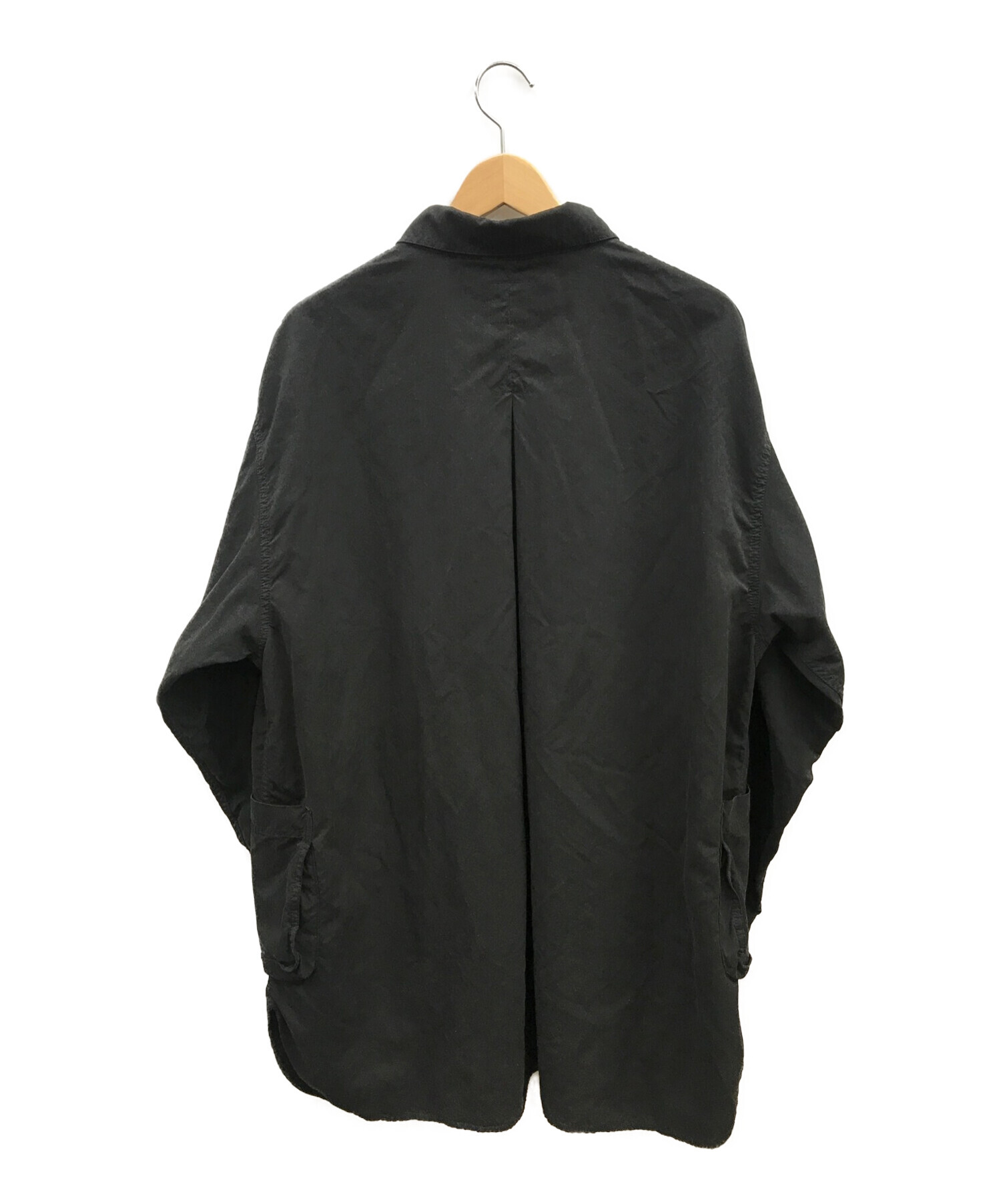 Porter Classic (ポータークラシック) ウェザーシャツジャケット ブラック サイズ:2