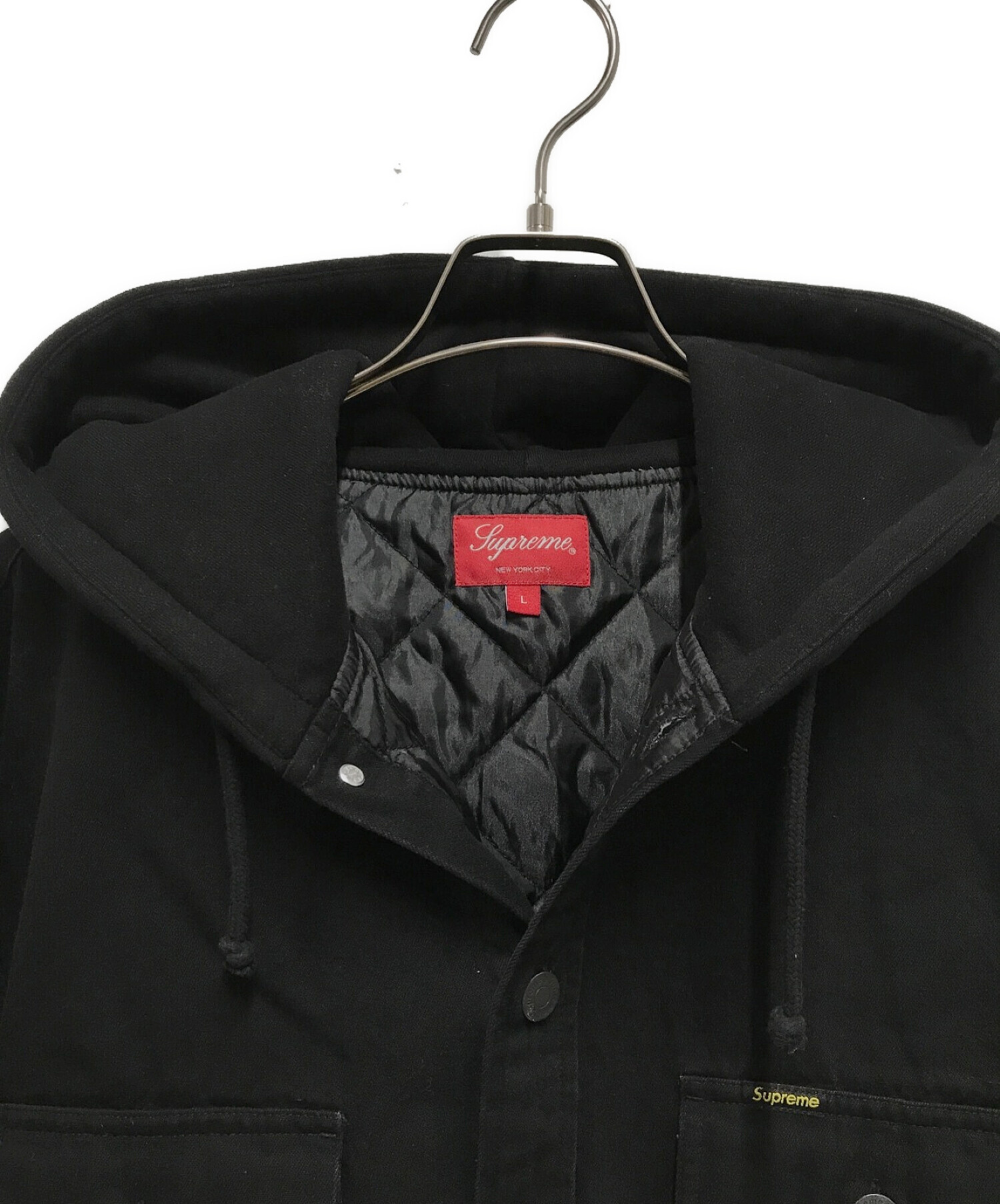 中古・古着通販】SUPREME (シュプリーム) フリースフーデッドデニム