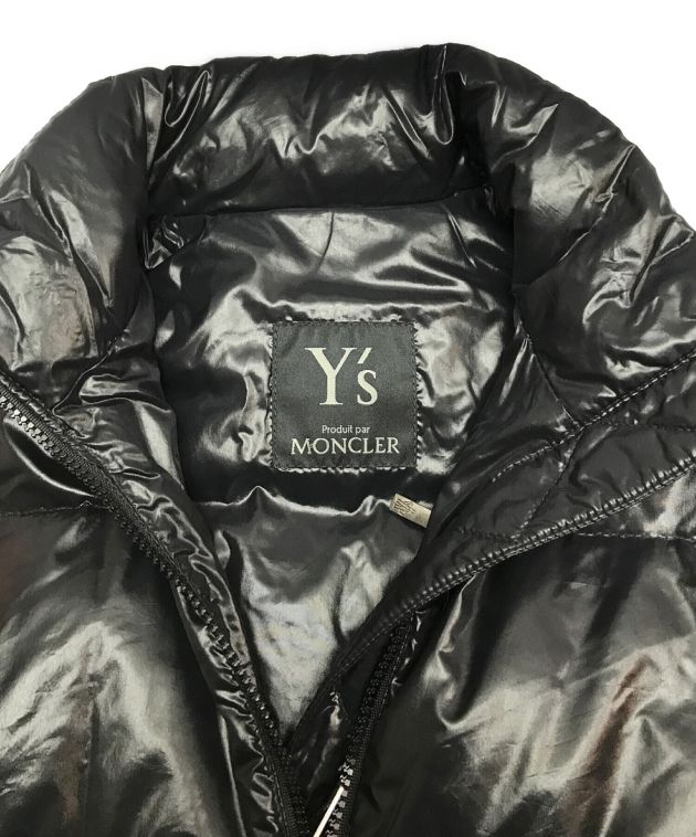 Y's×MONCLER (ワイズ × モンクレール) ダウンベスト ブラック サイズ:2