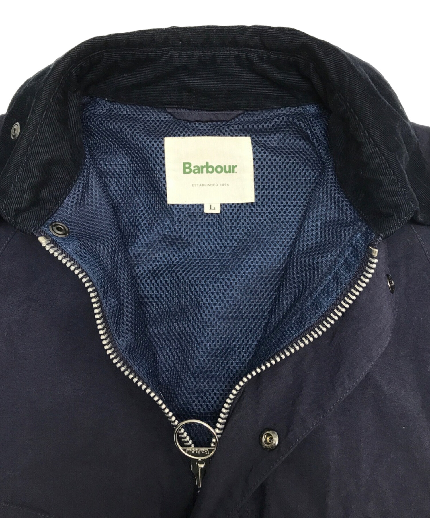 Barbour (バブアー) ビデイルナイロンジャケット ネイビー サイズ:L