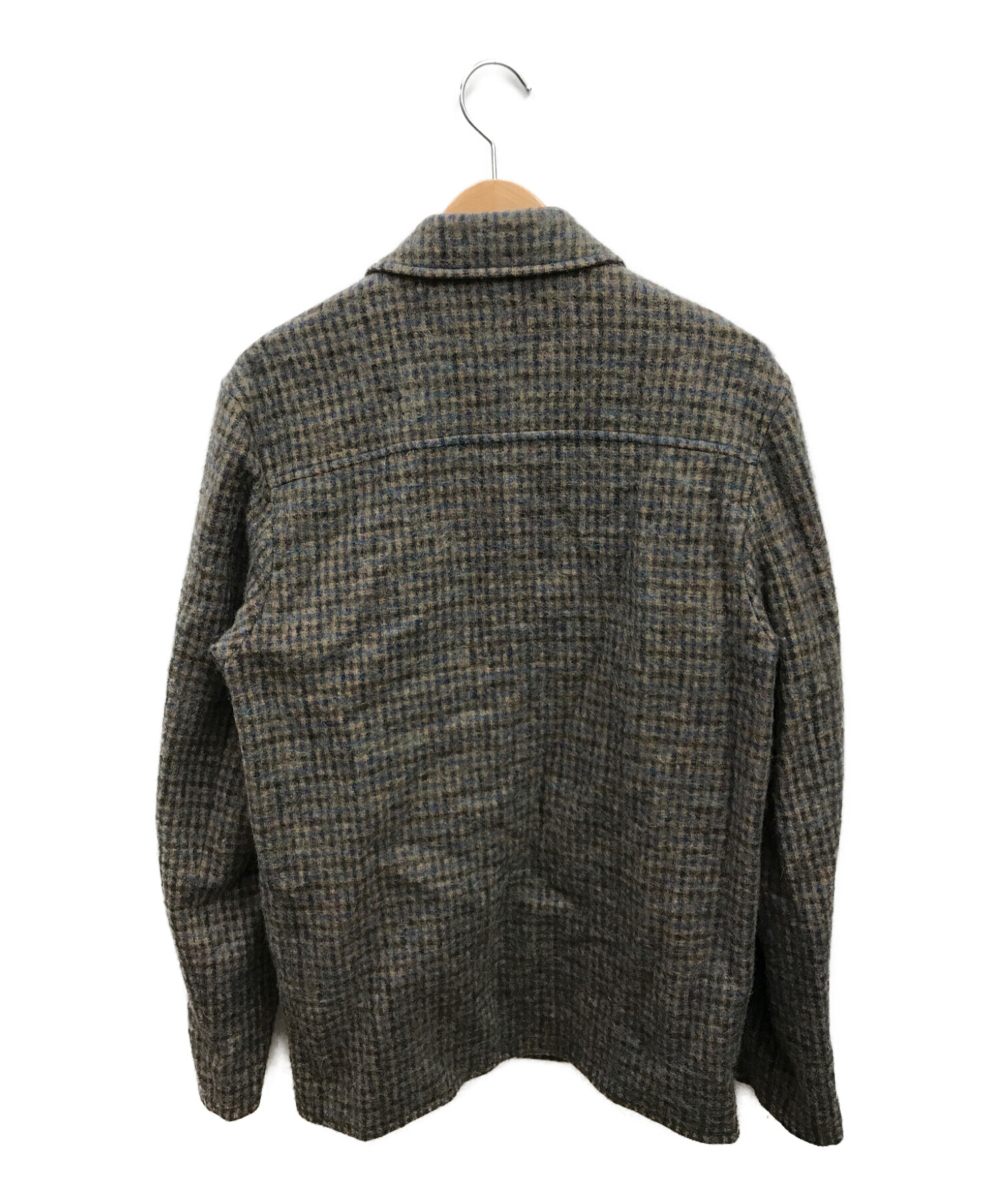 PAUL SMITH (ポールスミス) ジップアップウールモヘヤブルゾン ブラウン サイズ:SIZE L