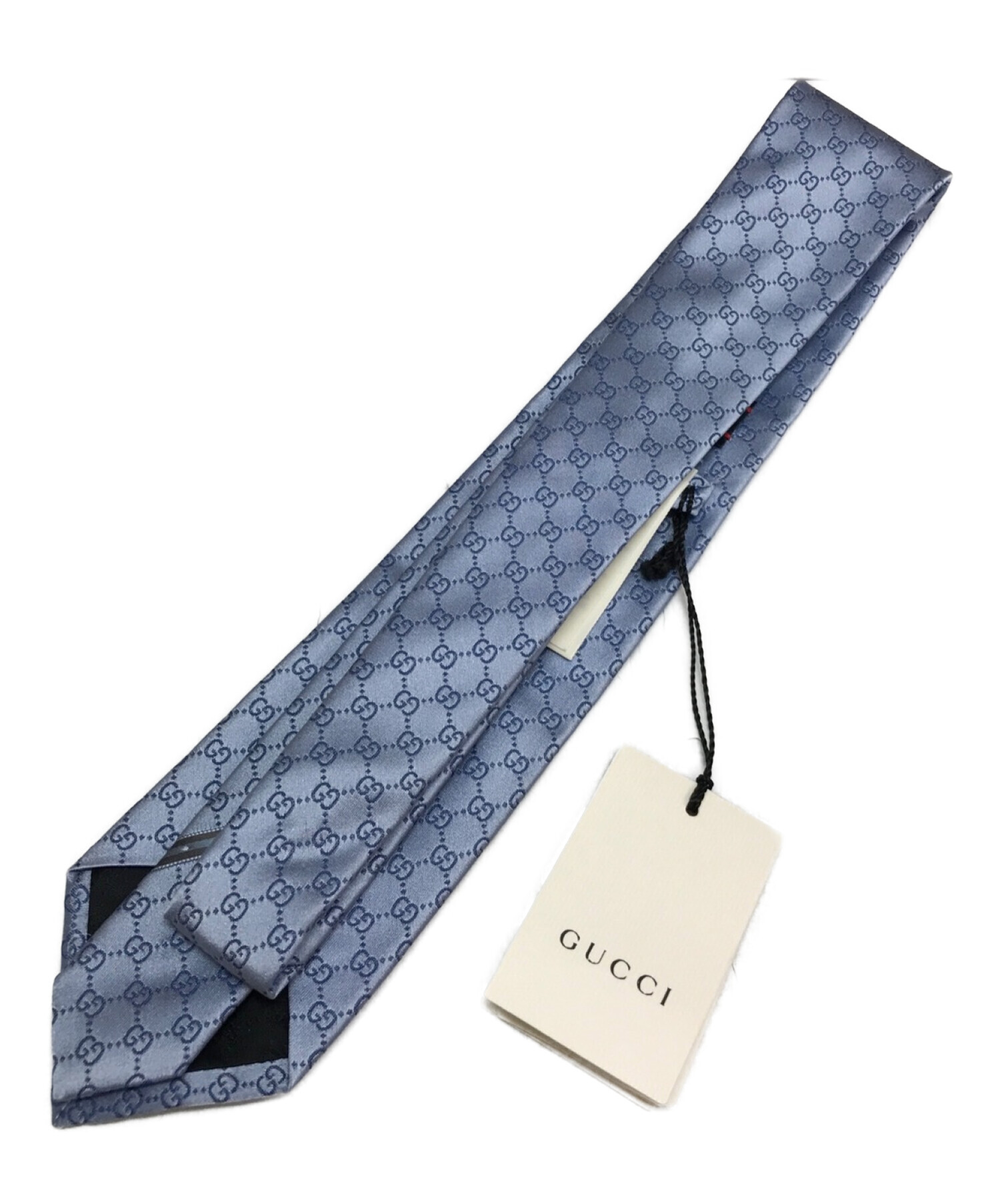 GUCCI (グッチ) GGネクタイ スカイブルー サイズ:148×8