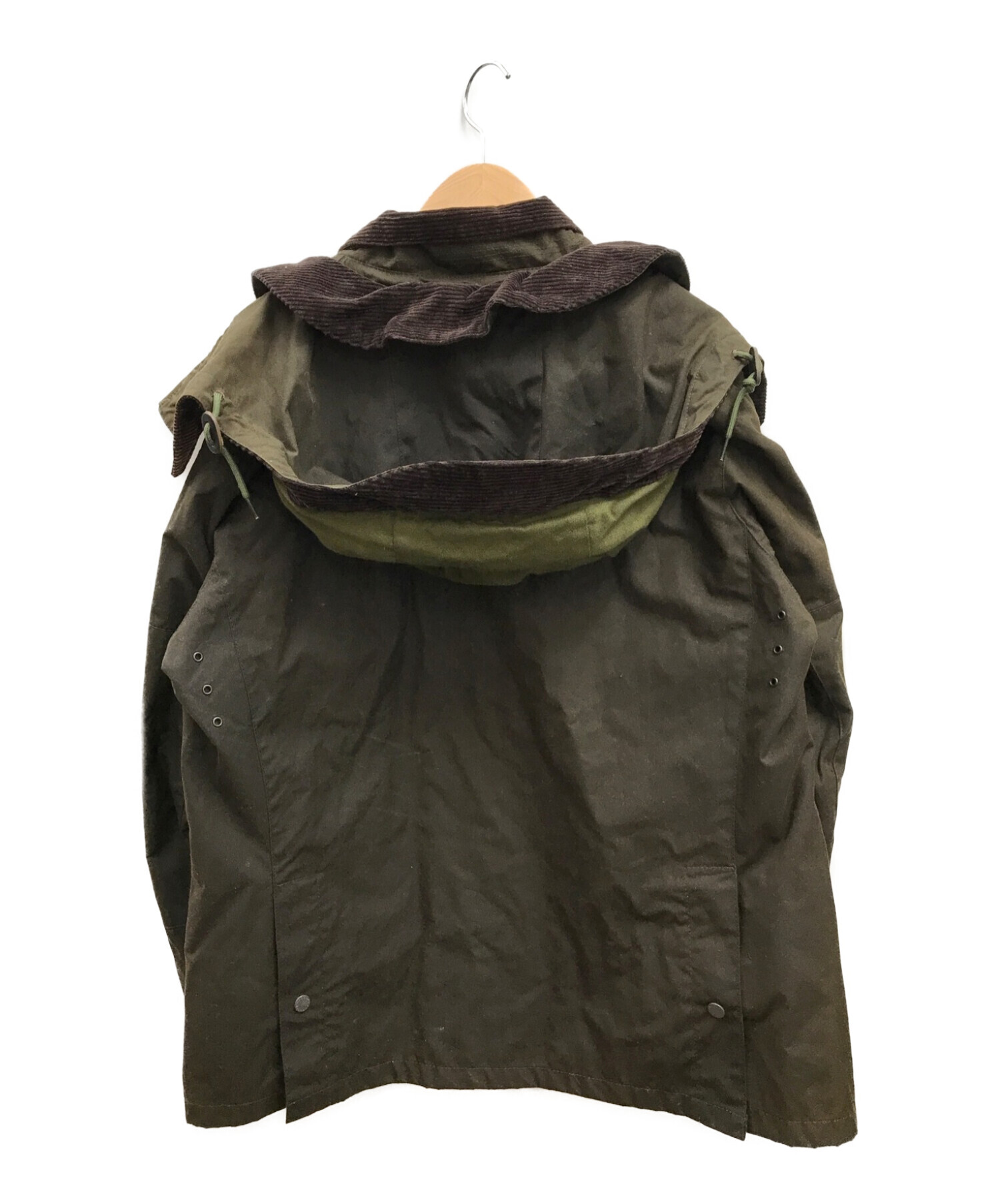 Barbour (バブアー) Engineered Garments (エンジニアードガーメンツ) Upland Wax Jacket  オイルドジャケット オリーブ サイズ:L