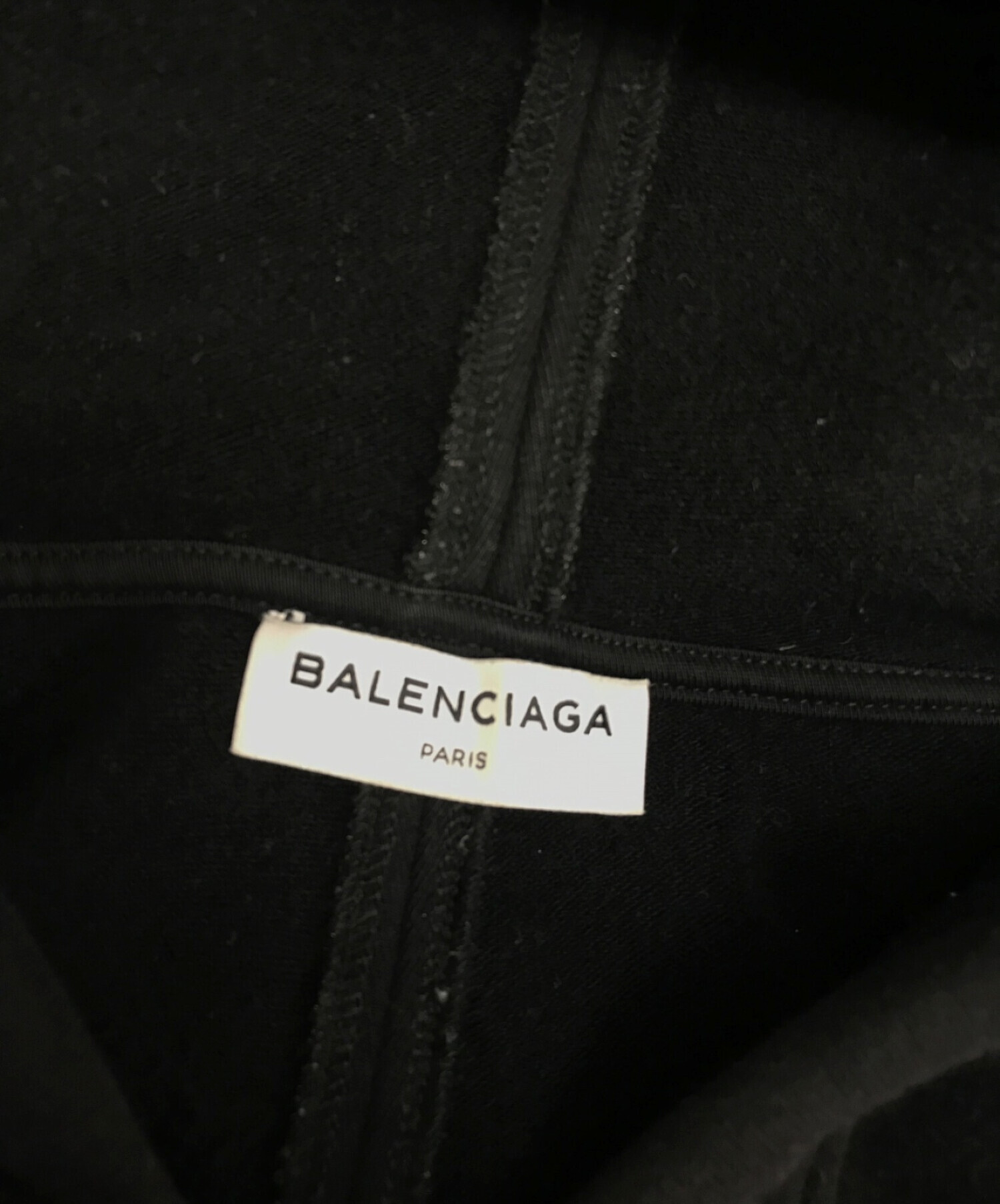 BALENCIAGA (バレンシアガ) オーバーサイズジップパーカー ブラック サイズ:M