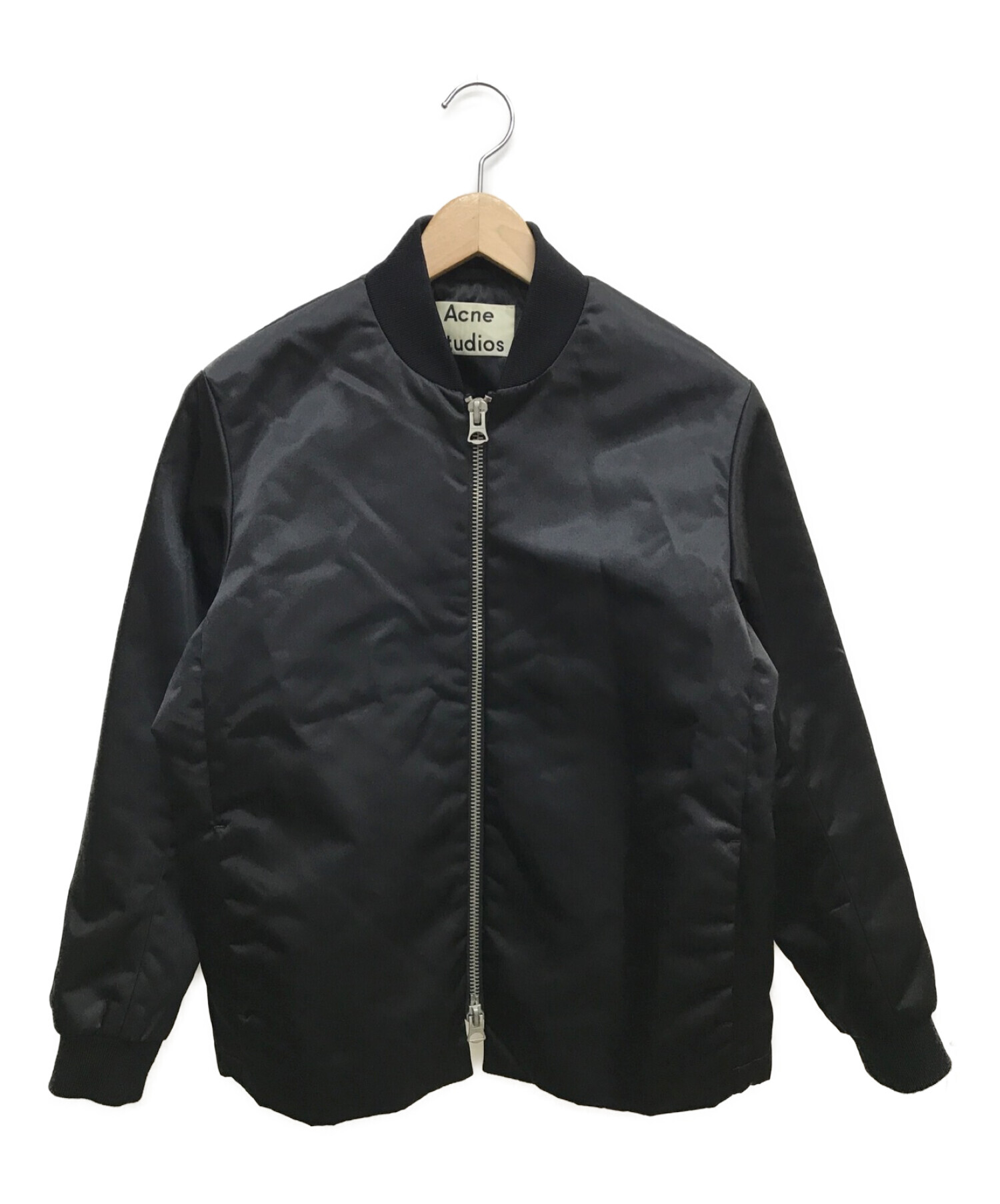 Acne studios (アクネストゥディオズ) MA-1ジャケット ブラック サイズ:34
