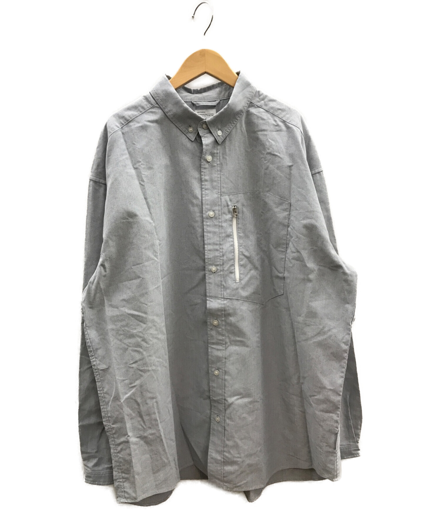 upper field one (アッパー フィールド ワン) UFO THE COOP 2BIG OX SHIRTS ネイビー サイズ:LARGE