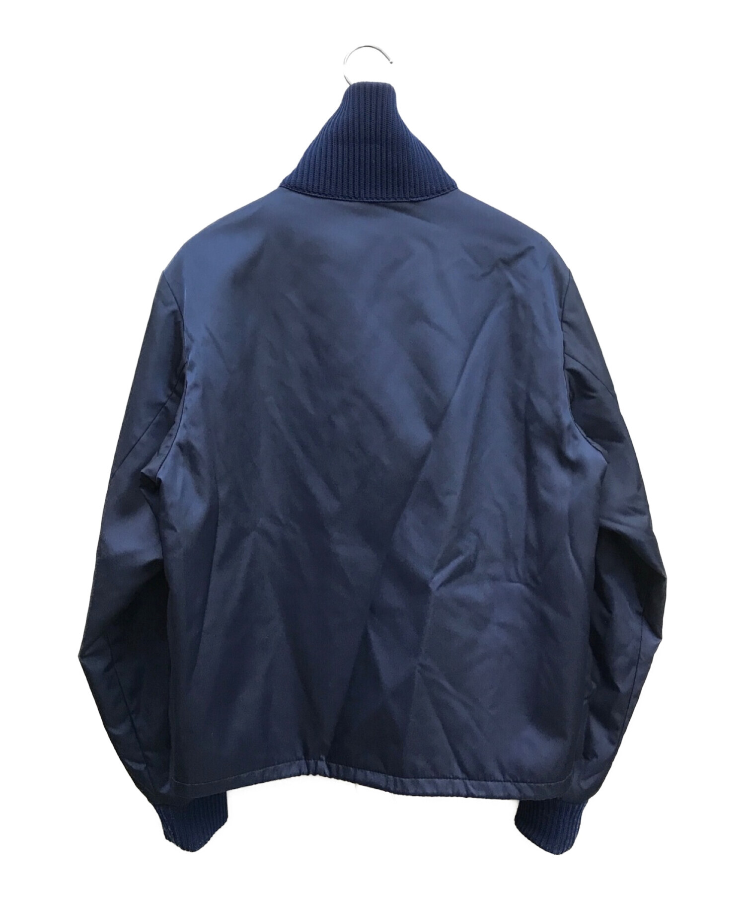 PRADA (プラダ) Nylon Gabardine Jacket ネイビー サイズ:XL