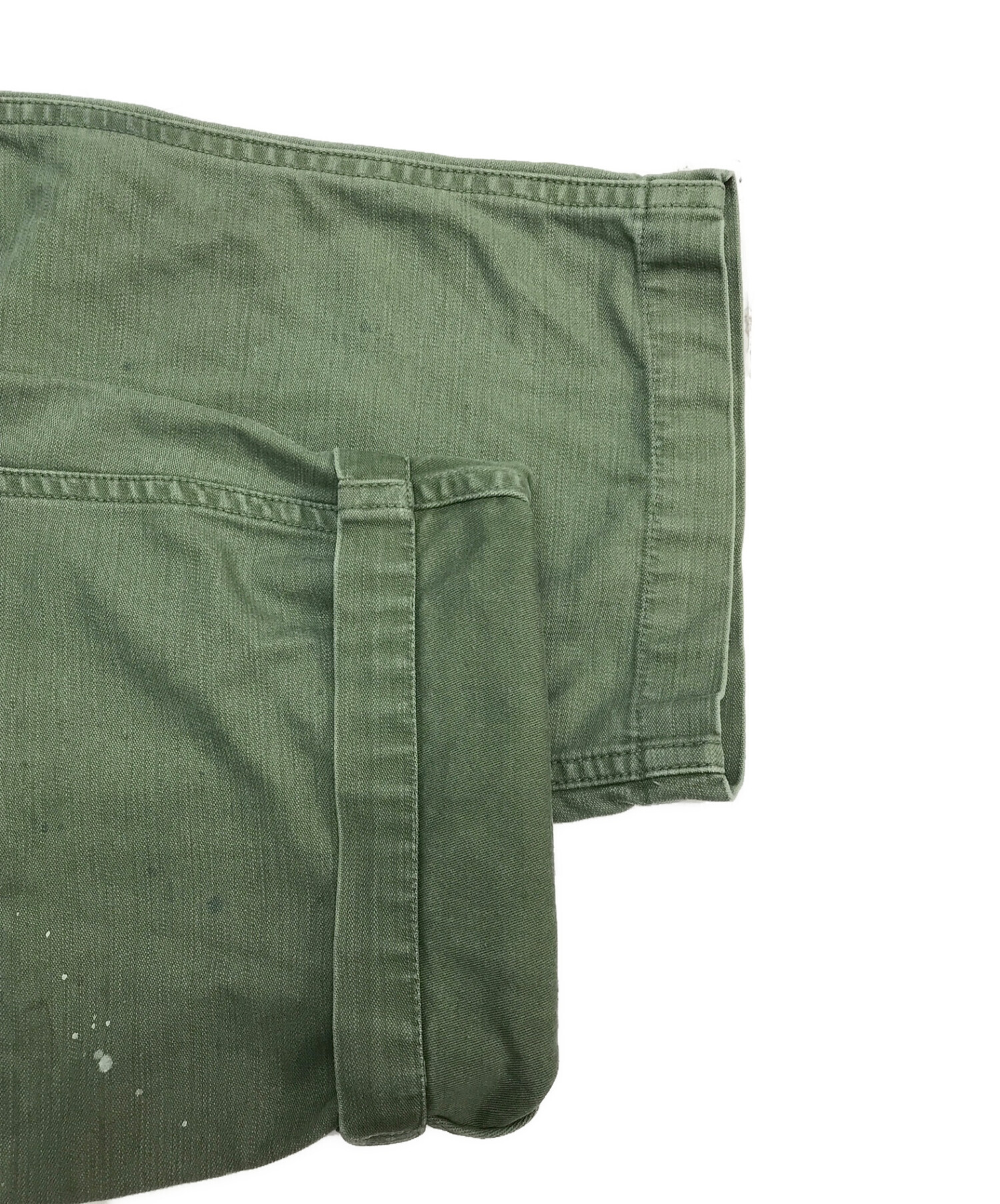 BOW WOW × BEAMS (バウワウ×ビームス) 別注 ARMY BAKER PANTS オリーブ サイズ:M