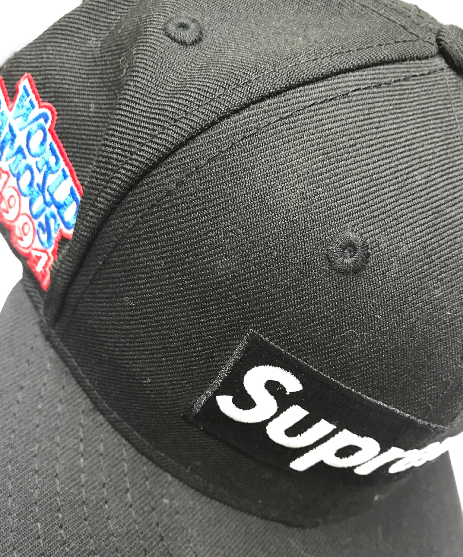 SUPREME×NEWERA (シュプリーム × ニューエラ) ボックスロゴキャップ ブラック サイズ:7 1/4