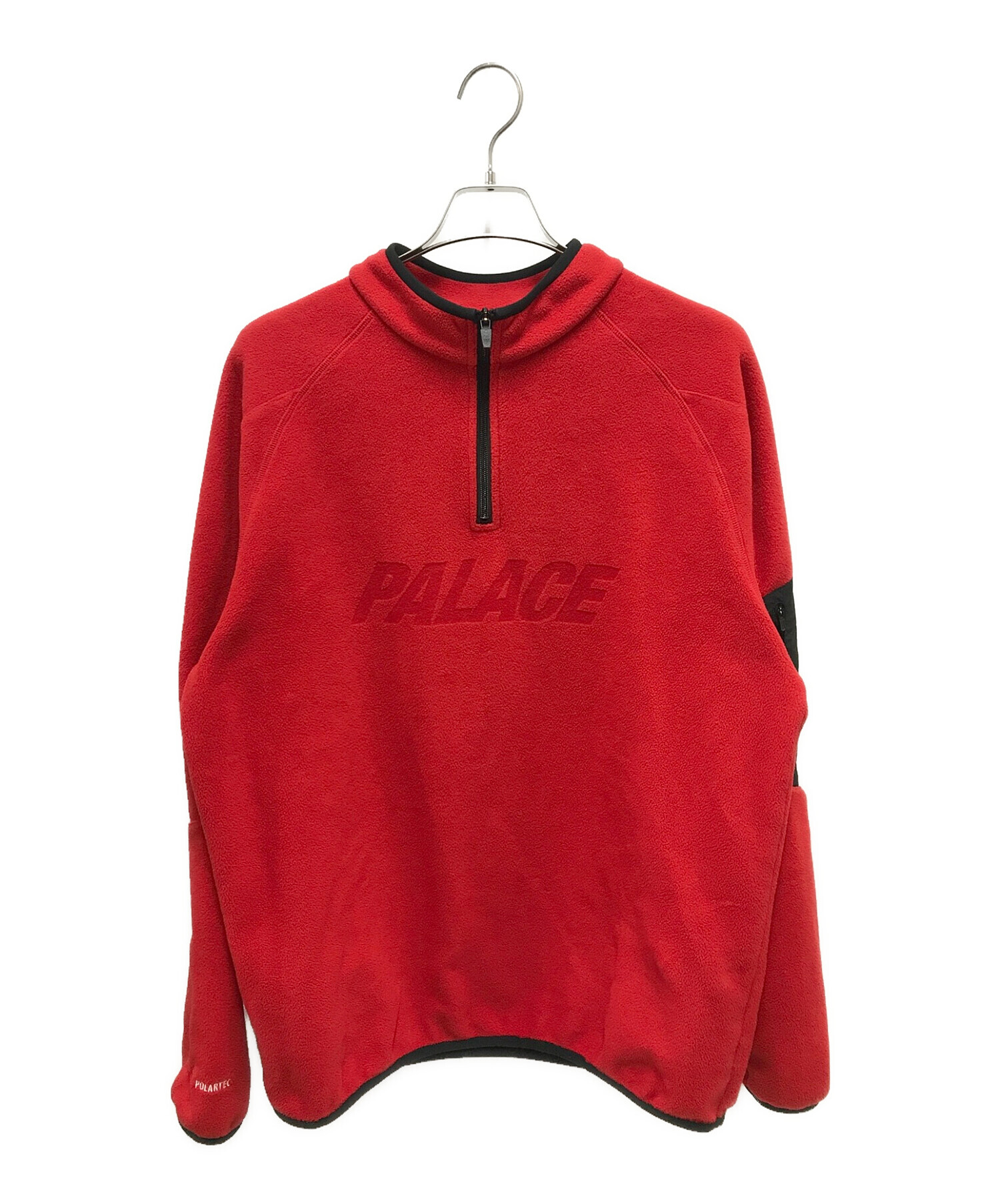 中古・古着通販】PALACE (パレス) Polartec 1/4 Zip レッド サイズ:L