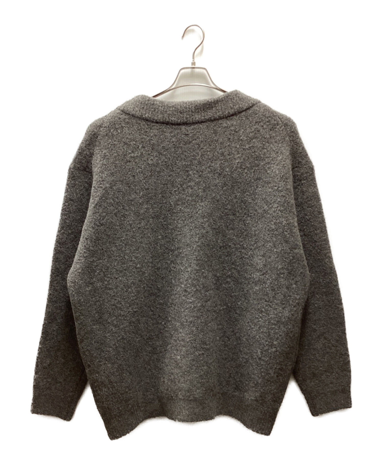 Name. (ネーム) ALPACA BOUCLE KNIT CARDIGAN グレー サイズ:1