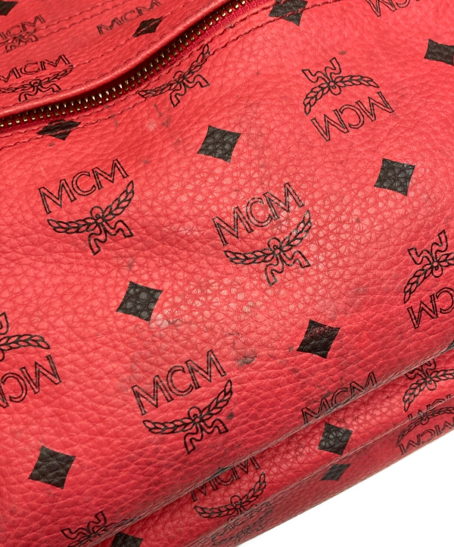 中古・古着通販】MCM (エムシーエム) バックパック レッド｜ブランド