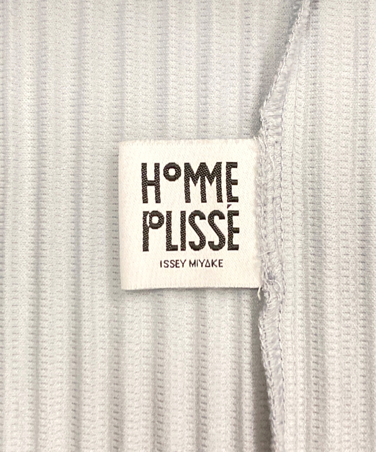 HOMME PLISSE ISSEY MIYAKE (オムプリッセ イッセイ ミヤケ) プリーツジップアップパーカー グレー サイズ:4