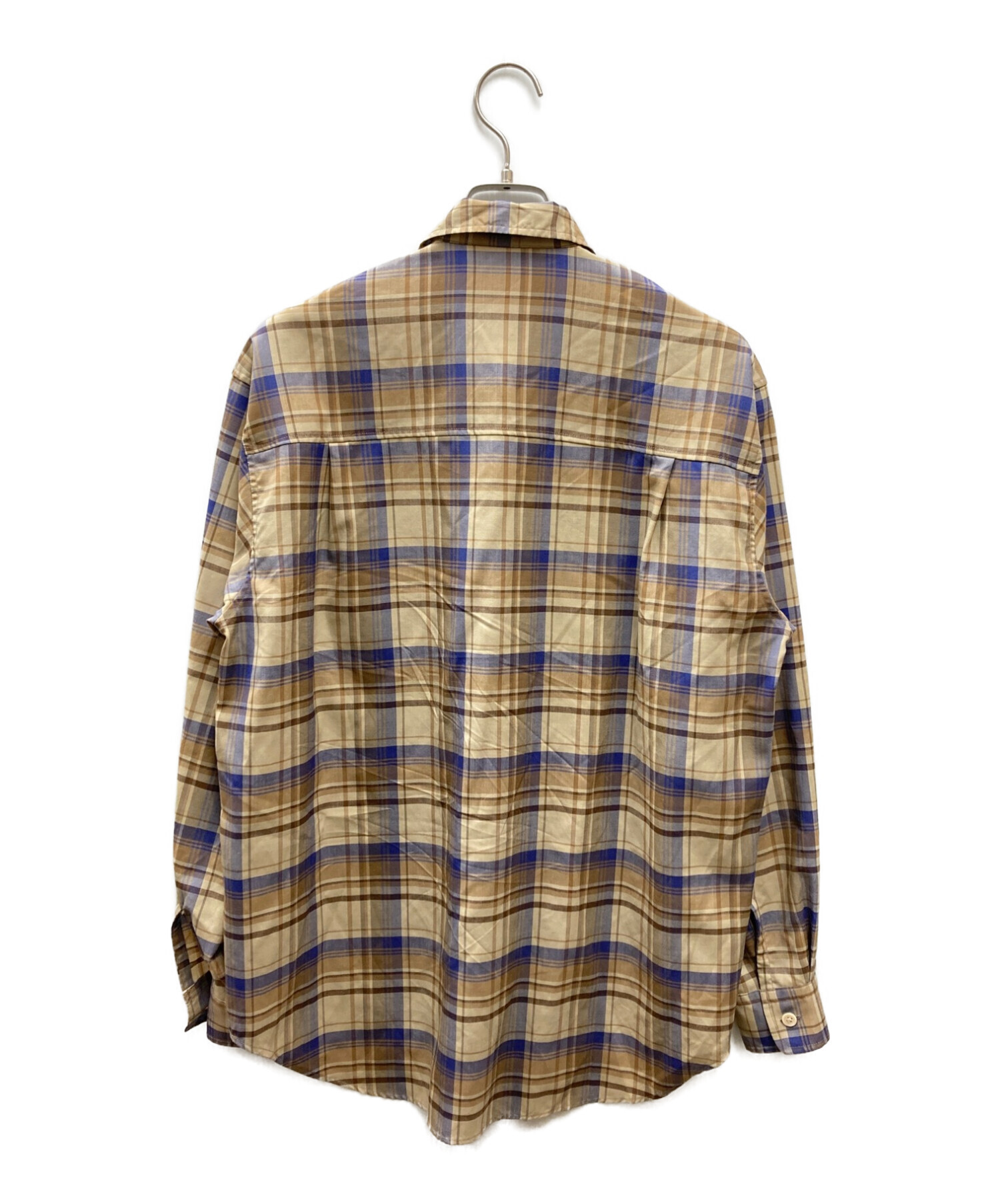 中古・古着通販】AURALEE (オーラリー) SUPER LIGHT WOOL CHECK SHIRTS