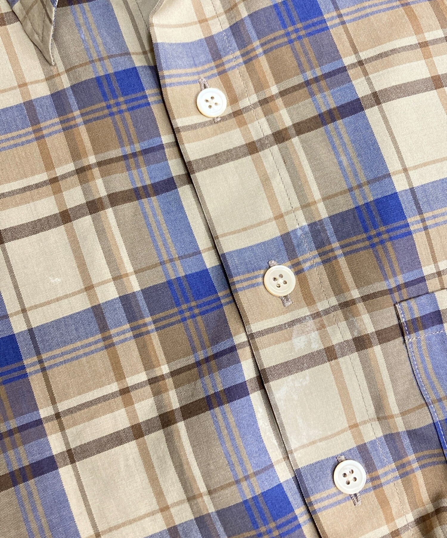 中古・古着通販】AURALEE (オーラリー) SUPER LIGHT WOOL CHECK SHIRTS