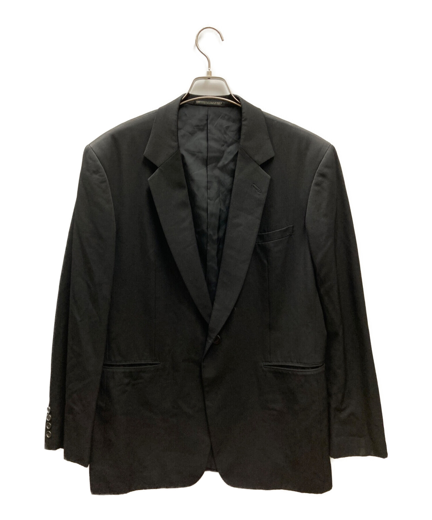 Yohji Yamamoto COSTUME D'HOMME (ヨウジヤマモトコスチュームドオム) テーラードジャケット ブラック サイズ:4