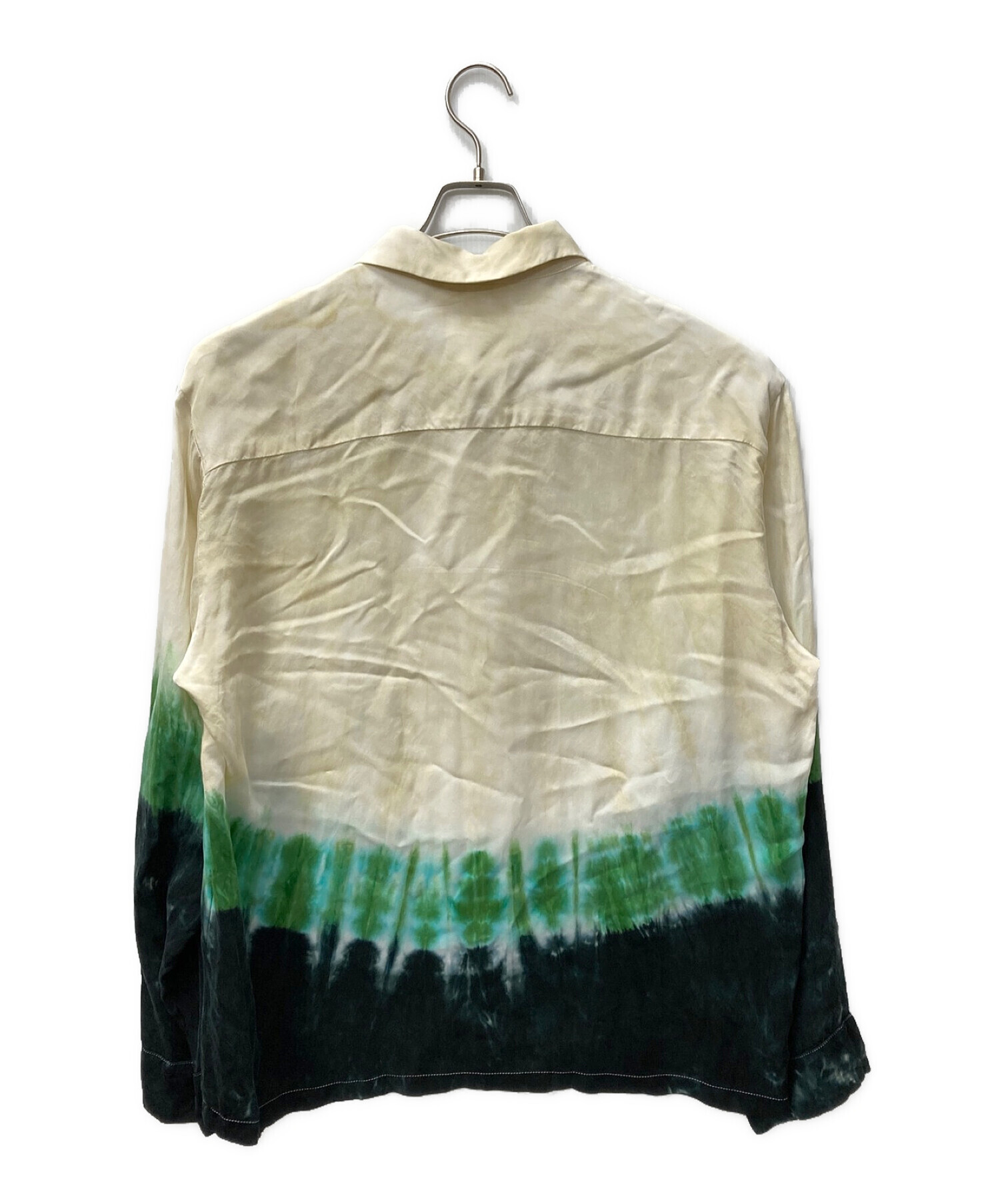 TOGA VIRILIS (トーガ ビリリース) INNER TIE DYE PRINT SHIRT ベージュ サイズ:46