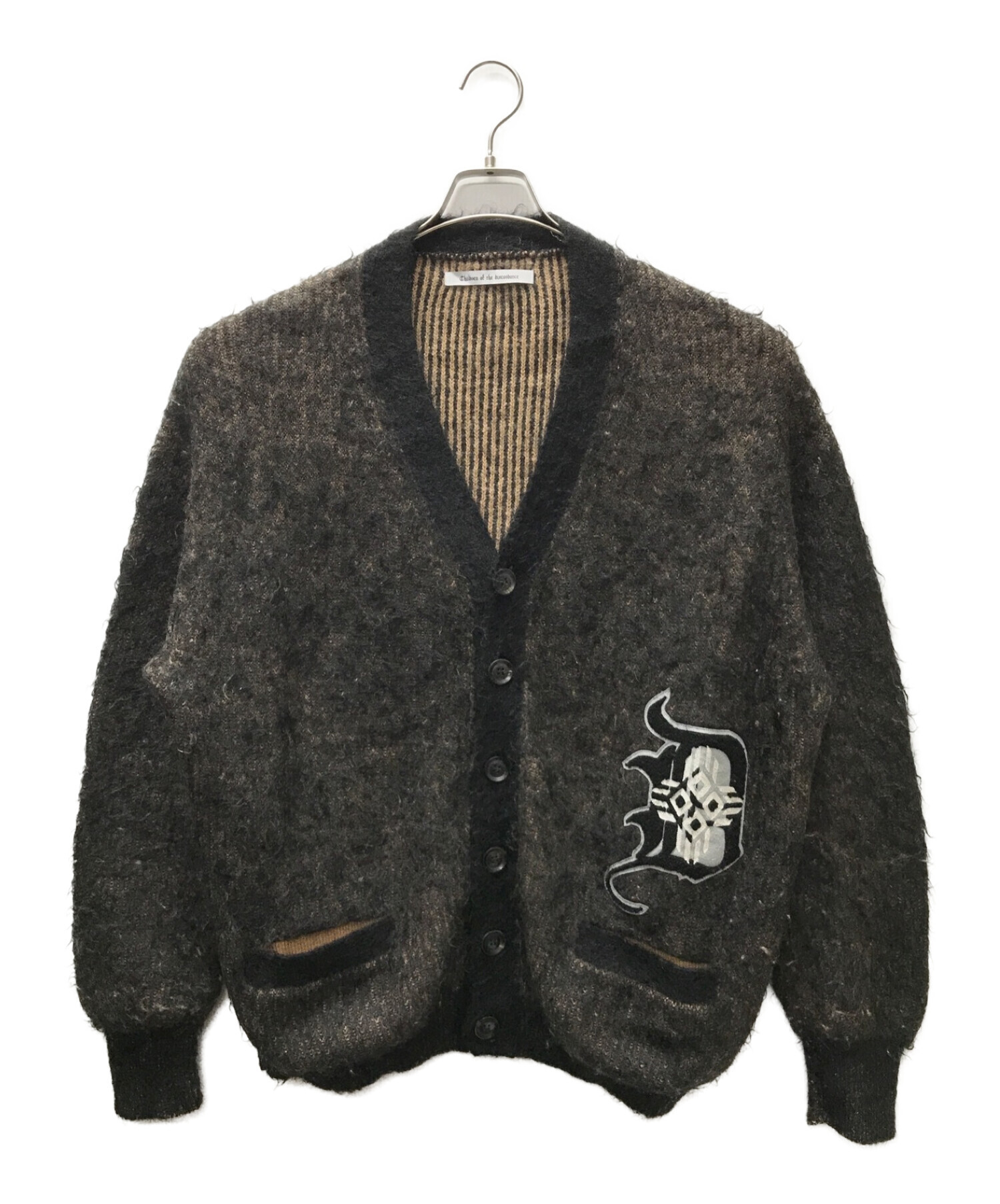 Children of the Discordance (チルドレン オブ ザ ディスコーダンス) 7G 2TONE CARDIGAN  ブラウン×ブラック サイズ:2