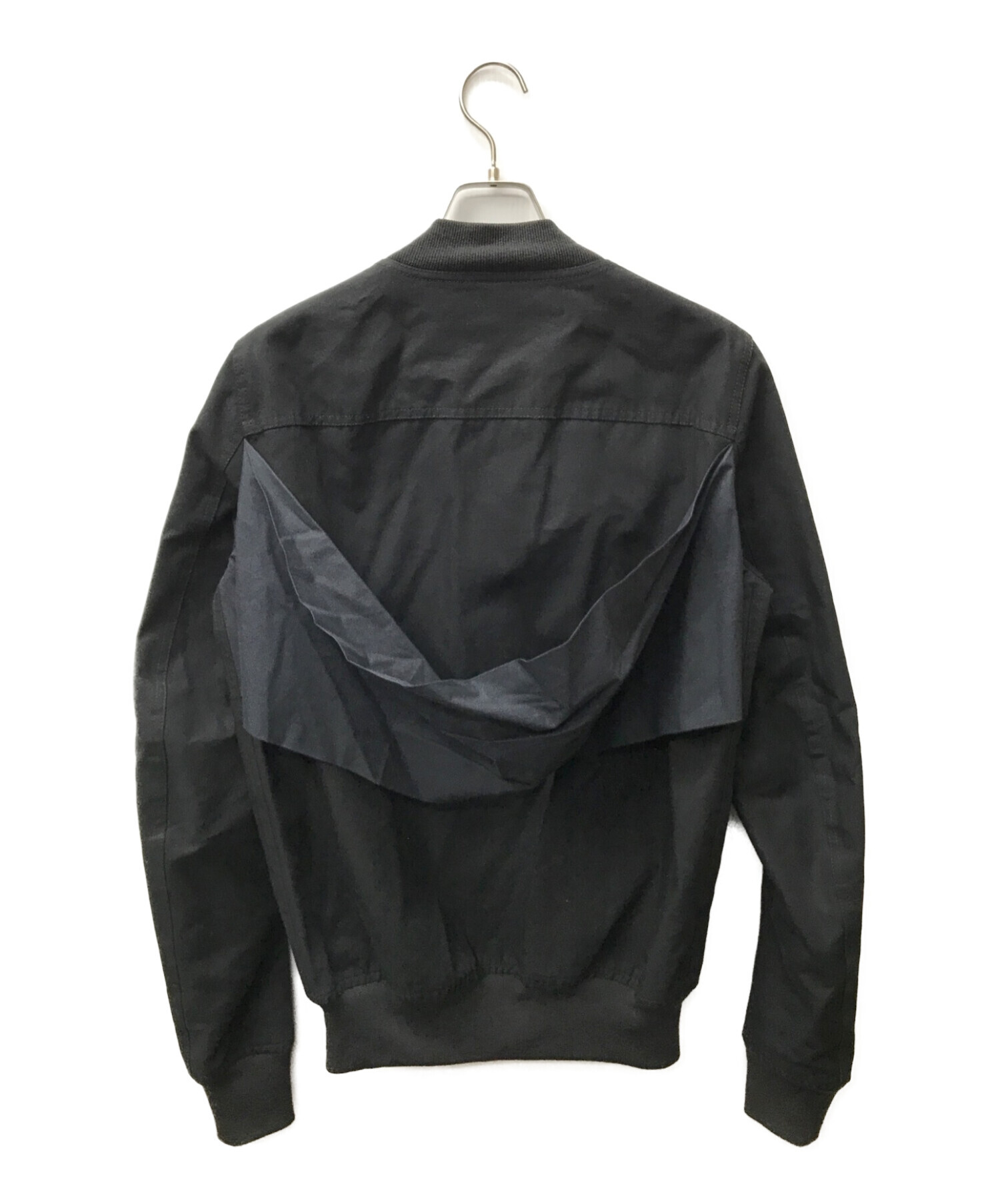 RICK OWENS (リック オウエンス) ボンバージャケット ブラック サイズ:46