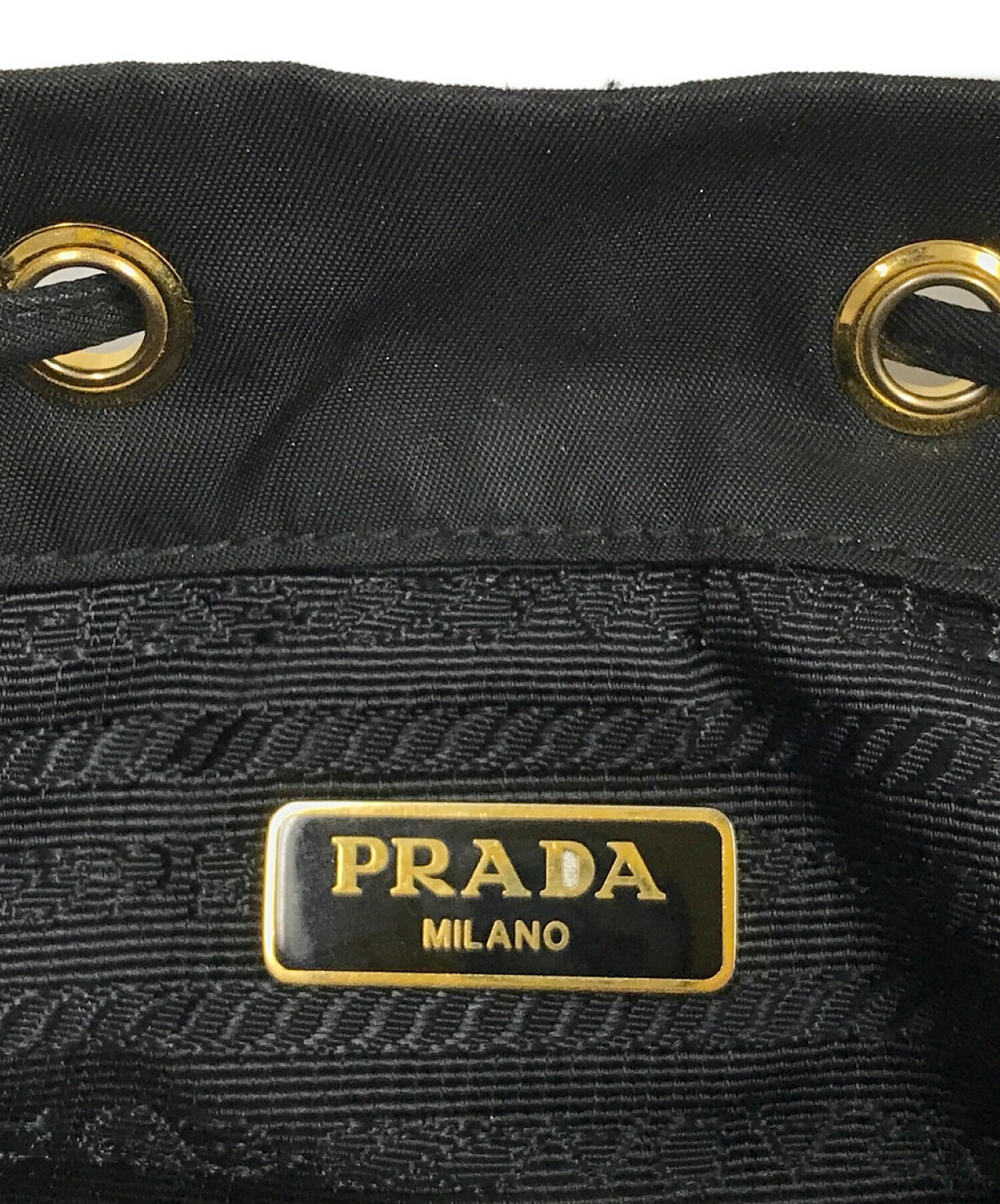 新品未使用 おしゃれ PRADA 2way 巾着型 ショルダーバッグ 黒ご購入を宜しくお願いします