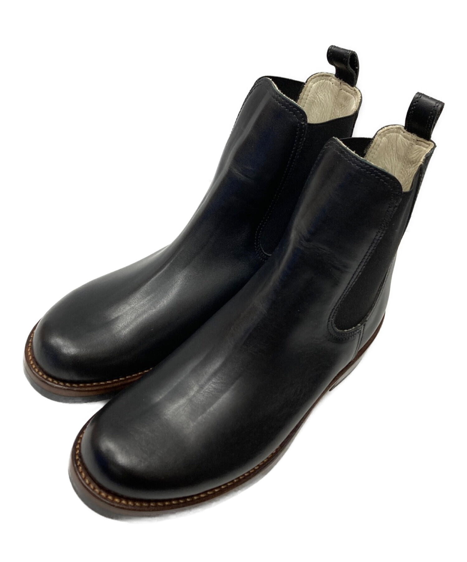 GLAD HAND (グラッドハンド) ALL AMERICAN BOOTS (オールアメリカン) サイドゴアブーツ ブラック サイズ:26cm