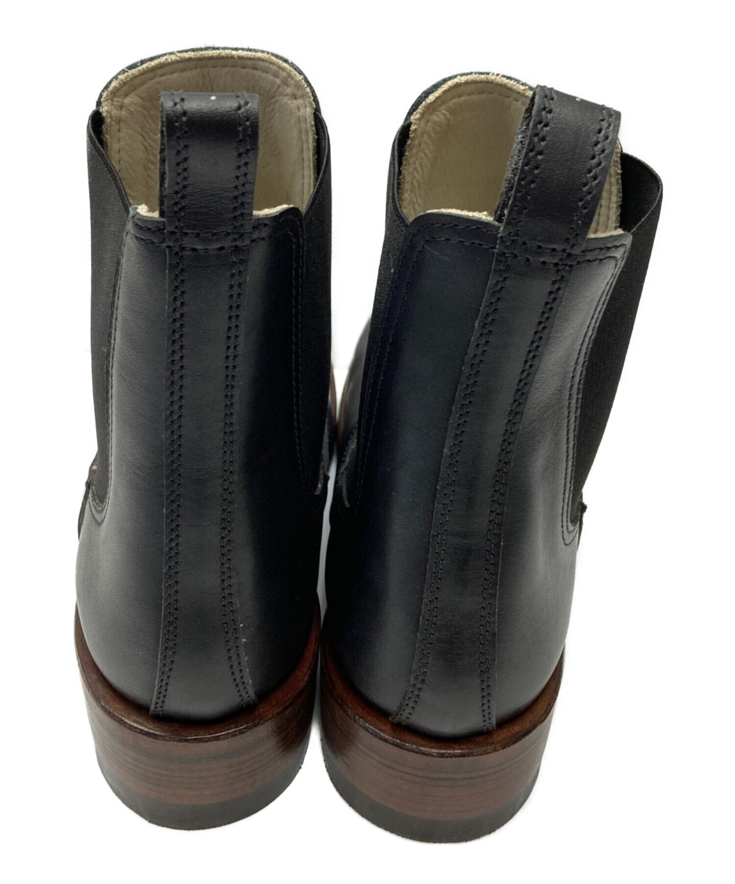 GLAD HAND (グラッドハンド) ALL AMERICAN BOOTS (オールアメリカン) サイドゴアブーツ ブラック サイズ:26cm