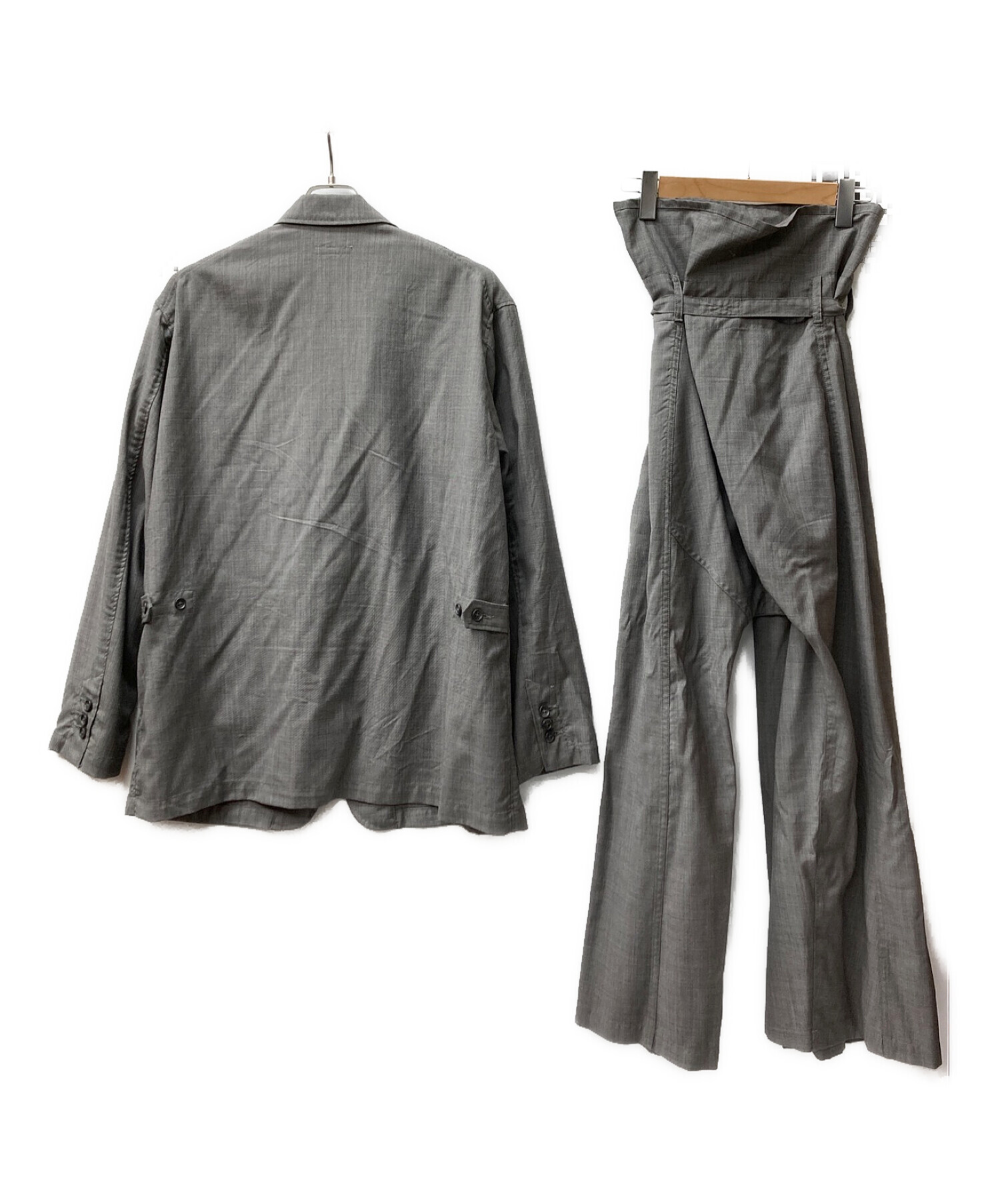 Engineered Garments (エンジニアド ガーメンツ) ウールジャケットセットアップ グレー サイズ:M