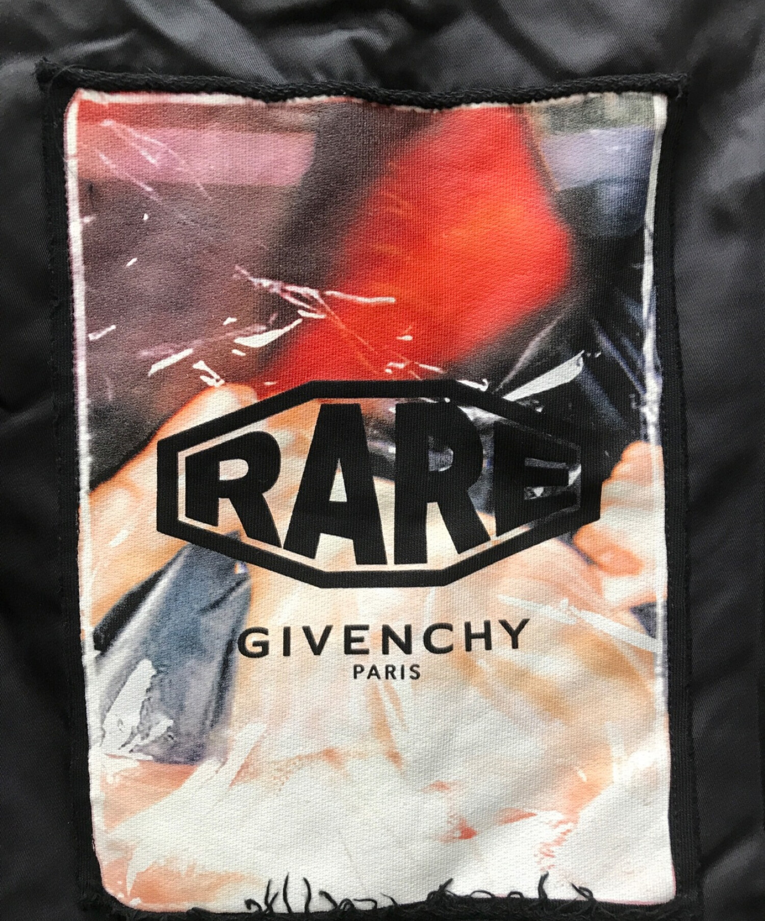 GIVENCHY (ジバンシィ) シャイニーナイロンボンバーブルゾン ブラック サイズ:46