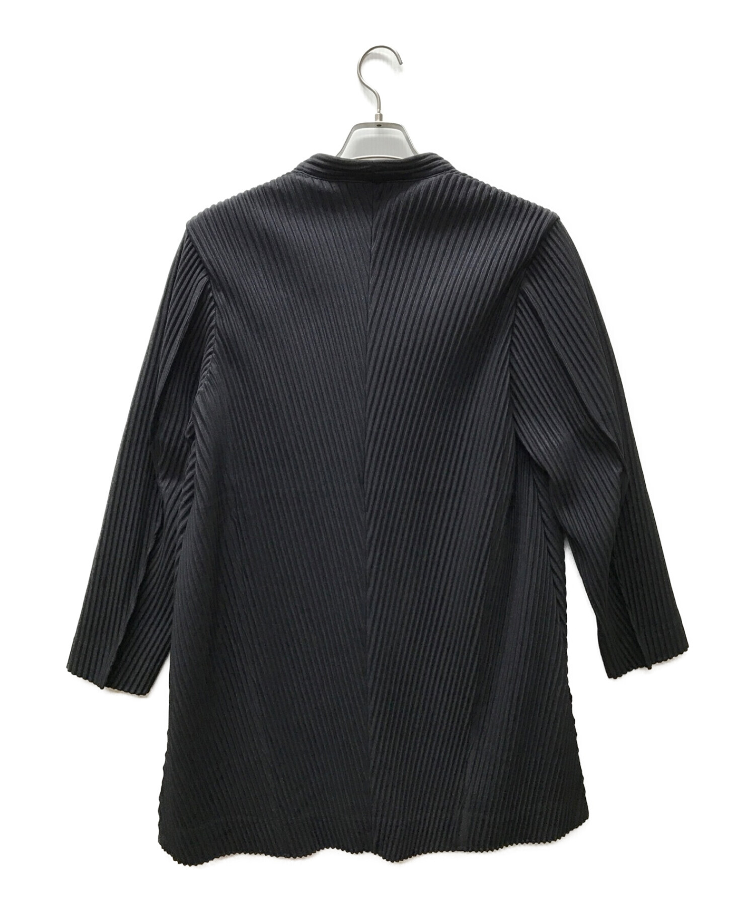 HOMME PLISSE ISSEY MIYAKE (オムプリッセ イッセイ ミヤケ) STEM Jacket ブラック サイズ:1