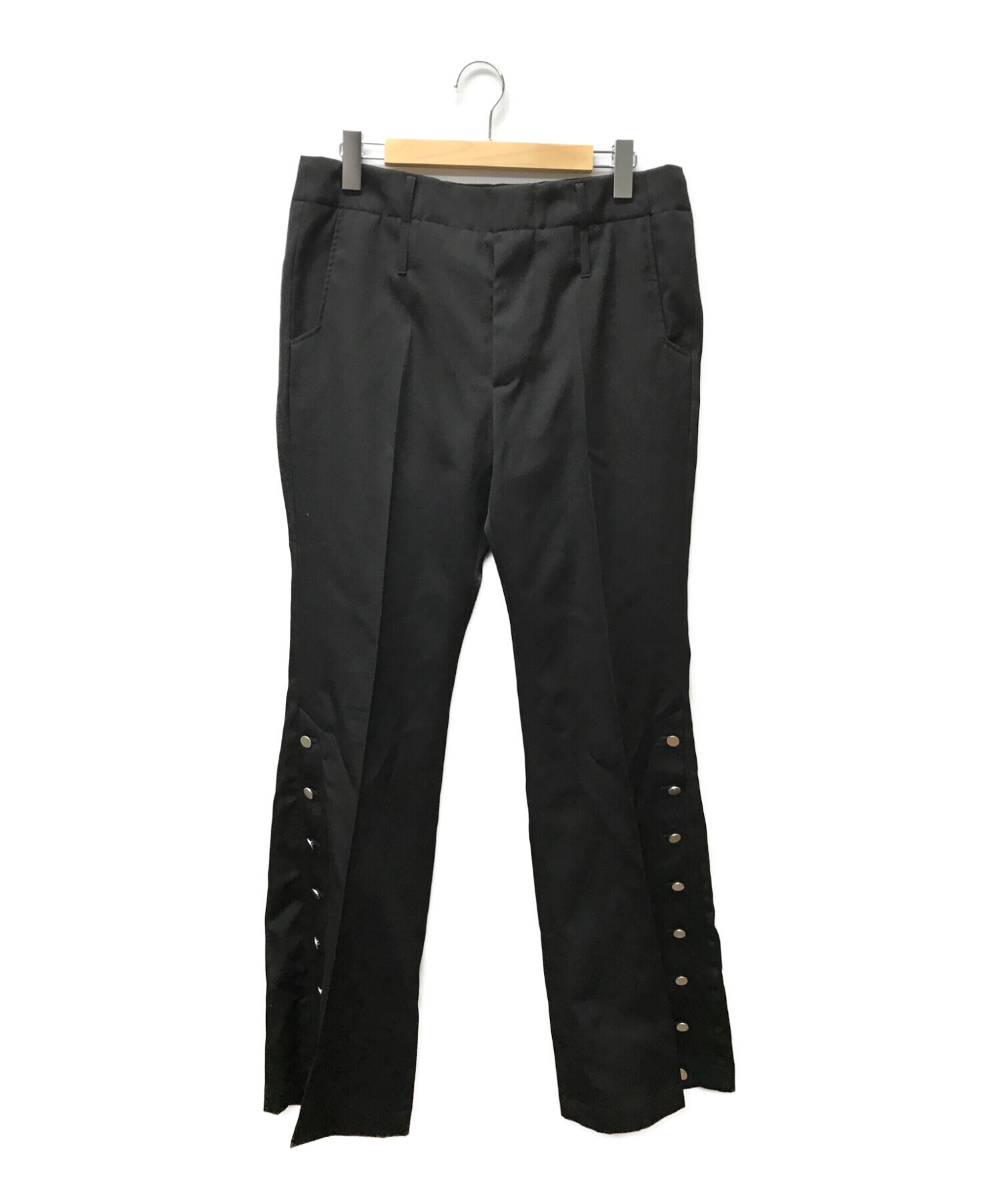 YUKI HASHIMOTO FLARED SLIM TROUSERS-