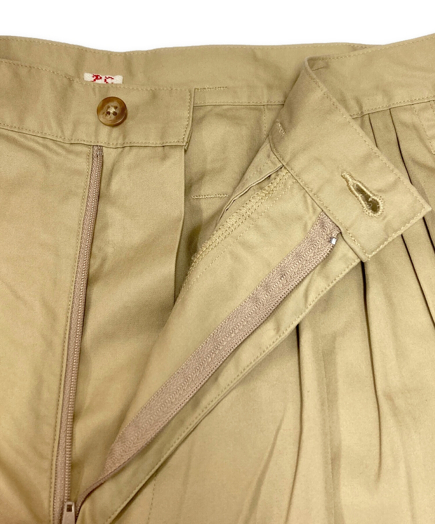 人気の激安販壳 GABARDINE BEBOP PANTS KHAKI - メンズ