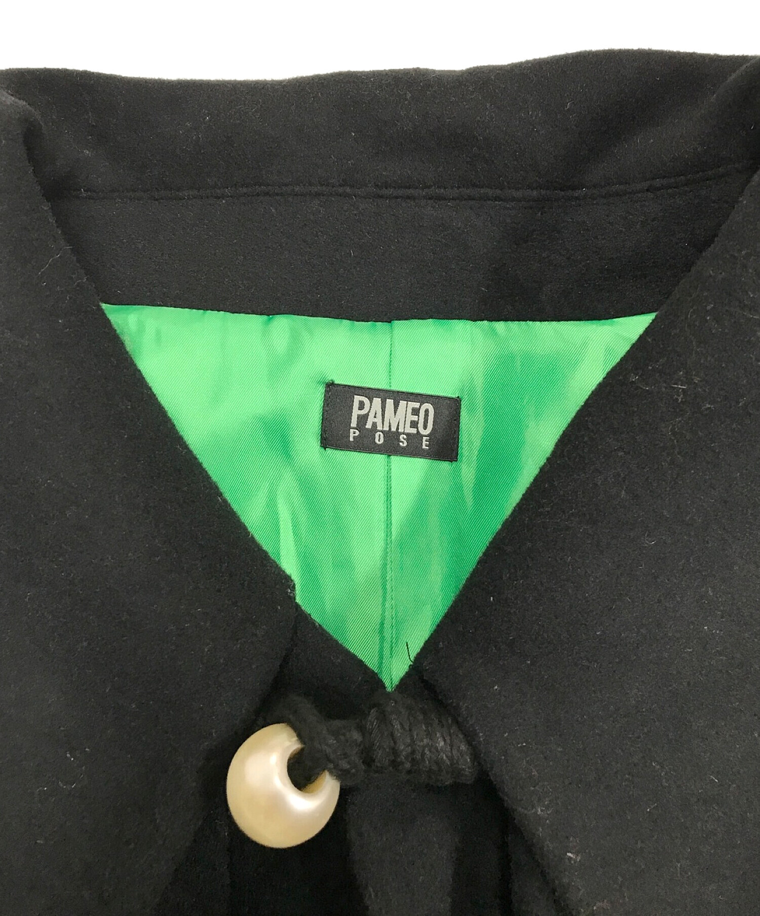 中古・古着通販】PAMEO POSE (パメオポーズ) OPERA COAT ブラック