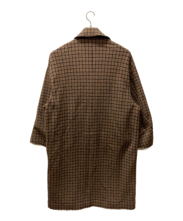 中古・古着通販】YOKE (ヨーク) DOUBLE JQUARD KNIT BALCOLLAR COAT ブラウン サイズ:Ｓ｜ブランド・古着通販  トレファク公式【TREFAC FASHION】スマホサイト