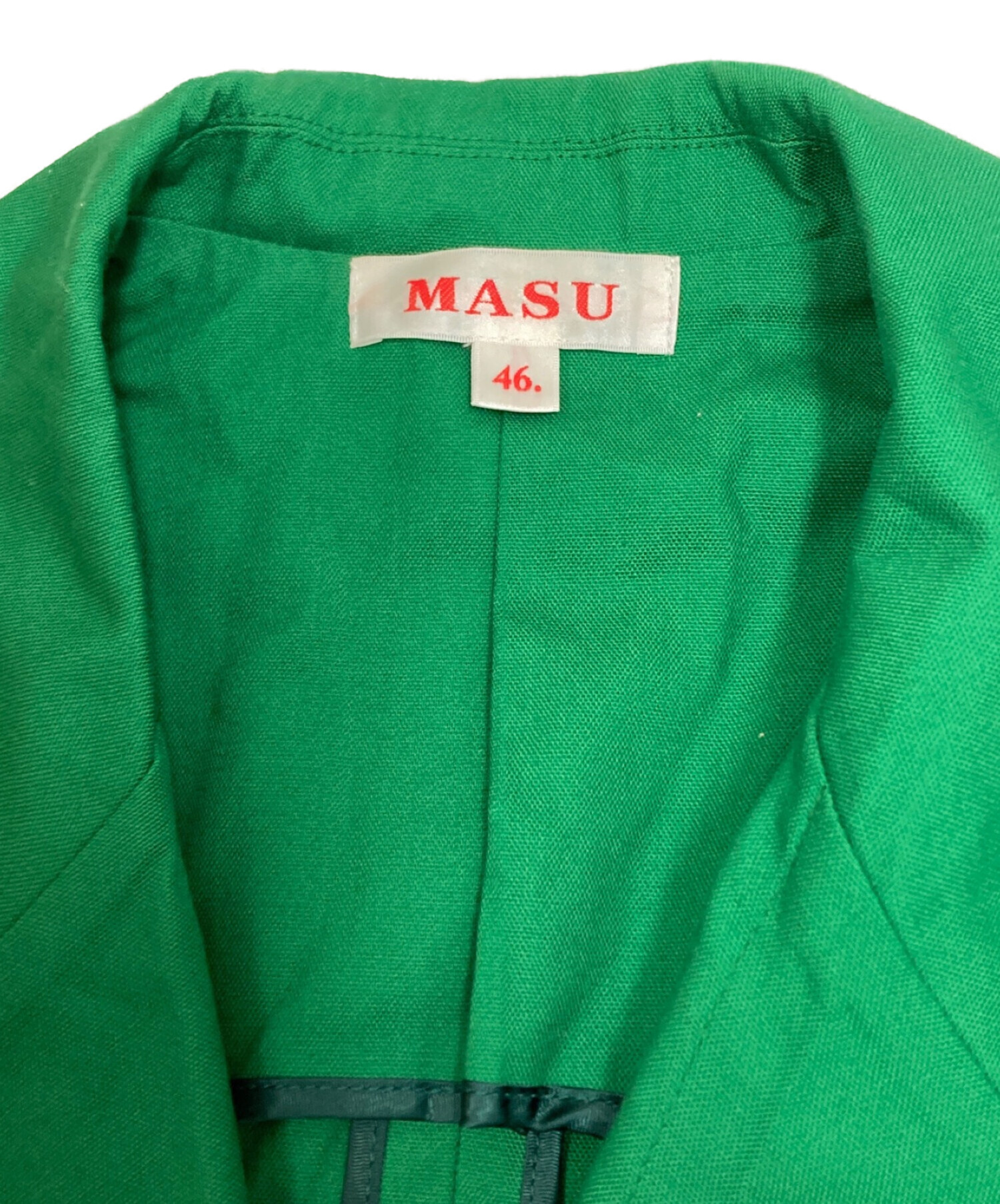 中古・古着通販】masu (エムエーエスユー) HALF SLEEVE COTTON JACKET