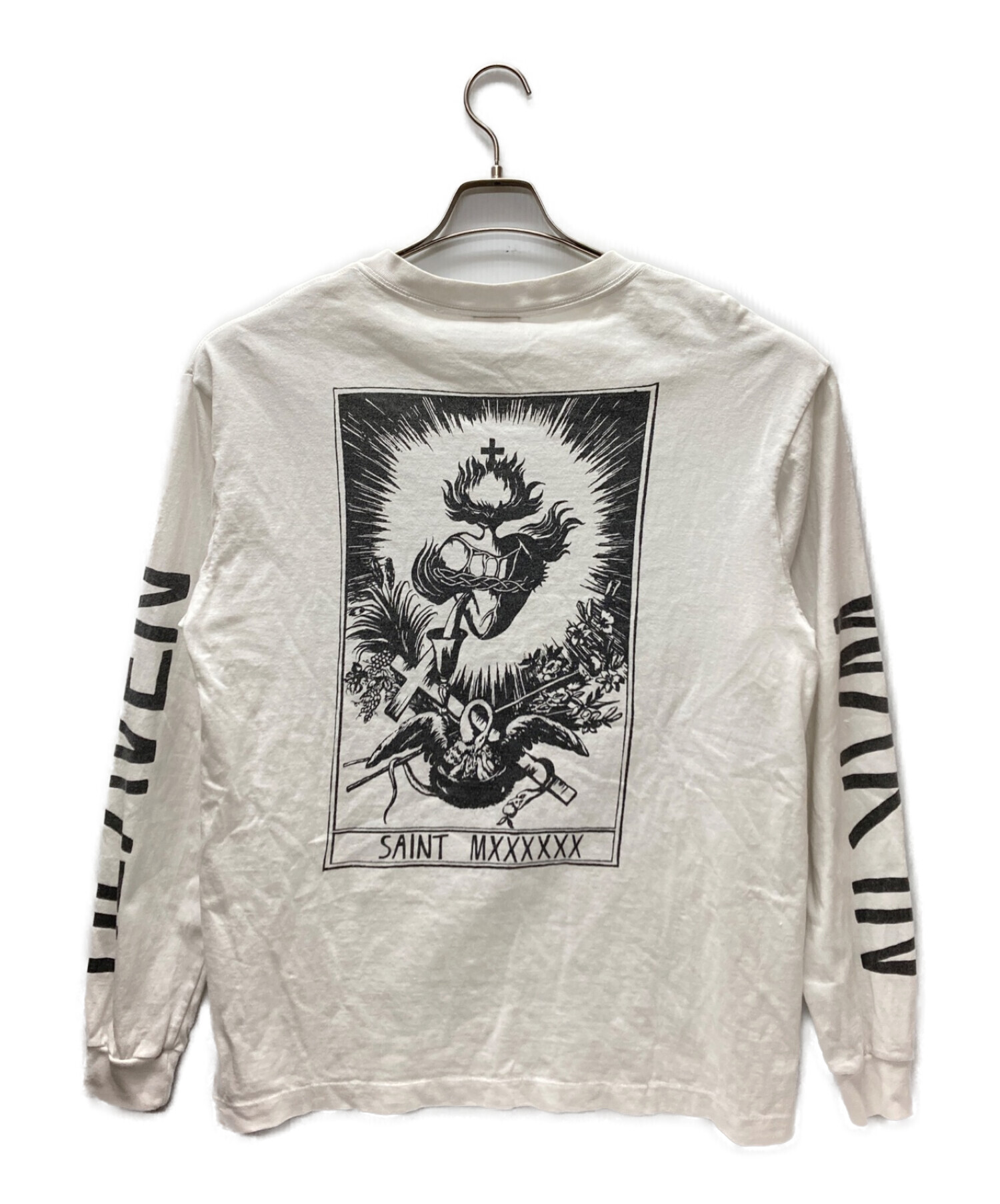 SAINT MICHAEL (セントマイケル) W.I.H ロングスリーブTシャツ ホワイト サイズ:M