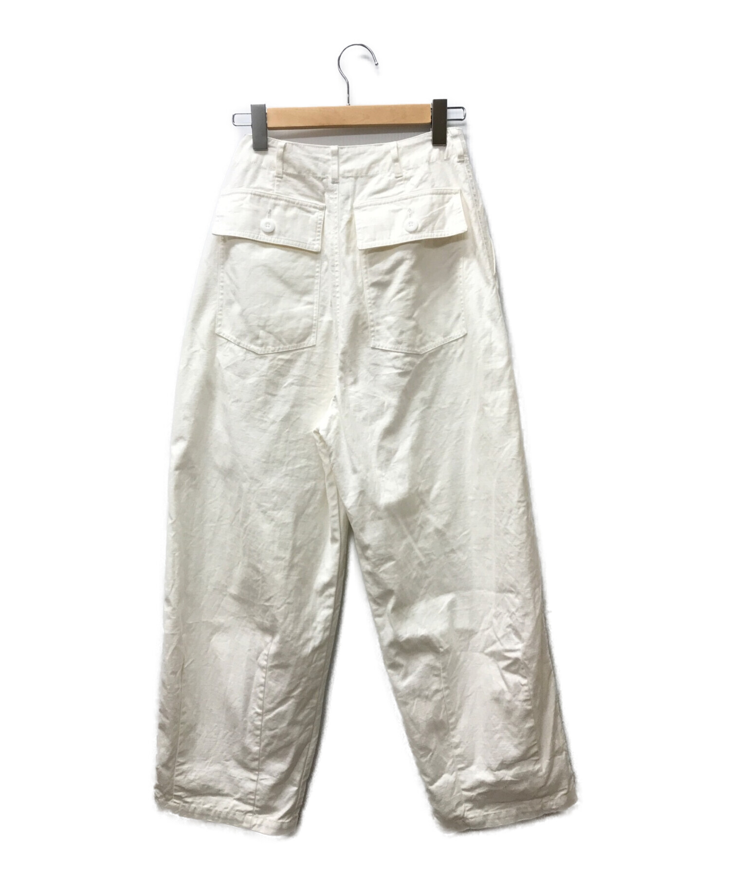 RHC Ron Herman (アールエイチシーロンハーマン) Wide Military Pants ホワイト サイズ:XS