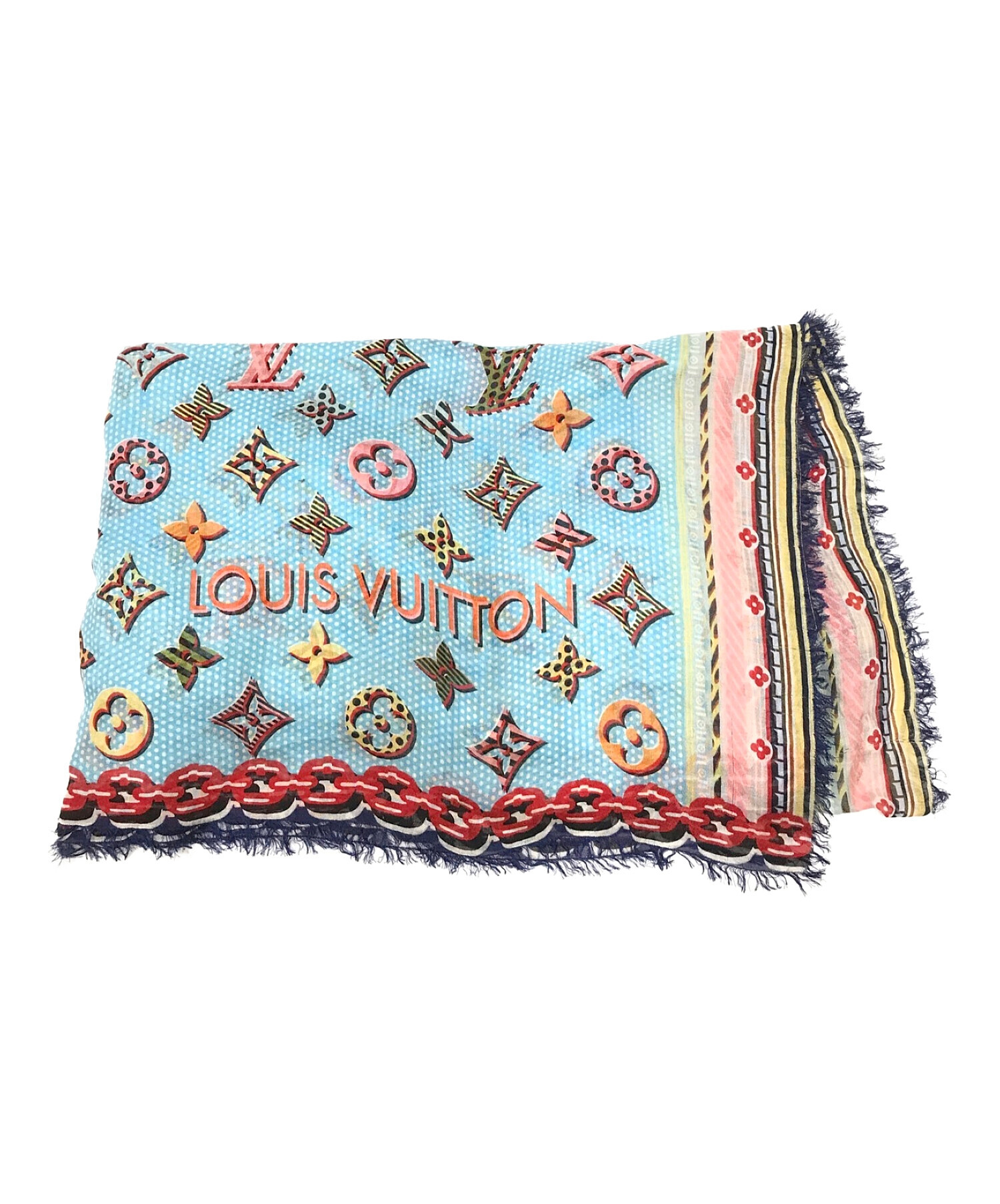 中古・古着通販】LOUIS VUITTON (ルイ ヴィトン) 総柄シルクストール