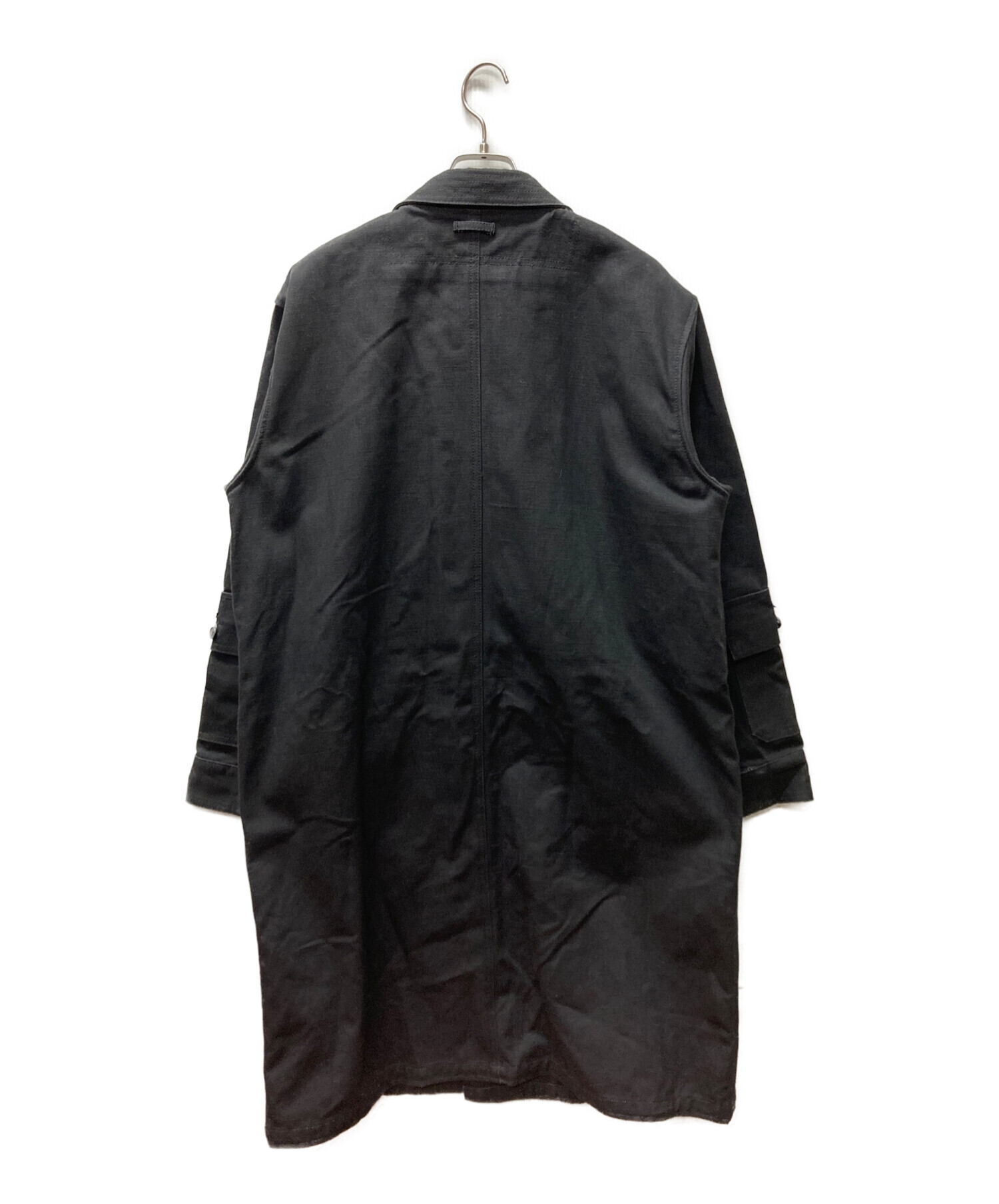 【中古・古着通販】IHATOV (イーハトーブ) WORK COAT J ネイビー