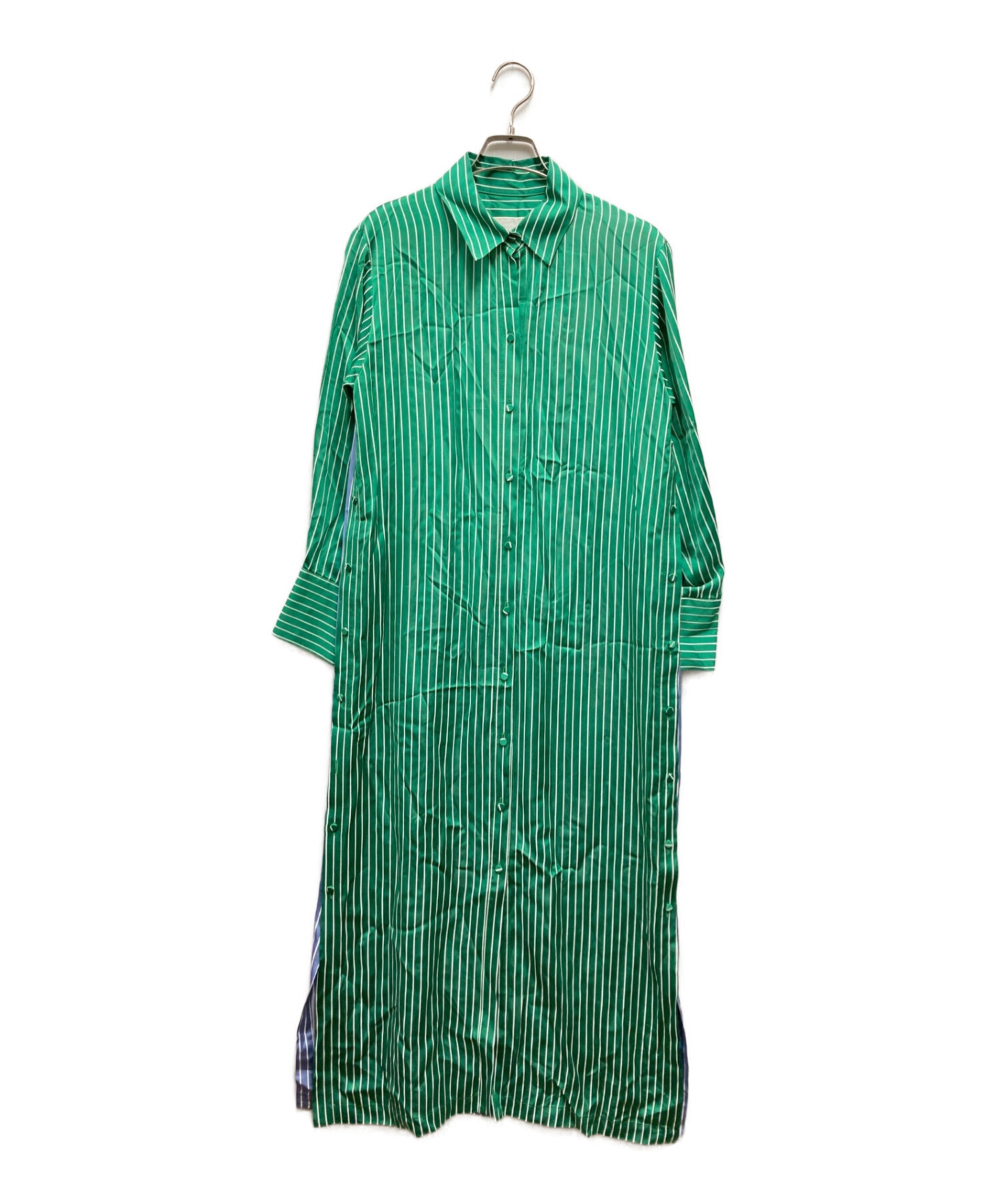 中古・古着通販】MYLAN (マイラン) Bi-Color Stripe Shirt Dress 