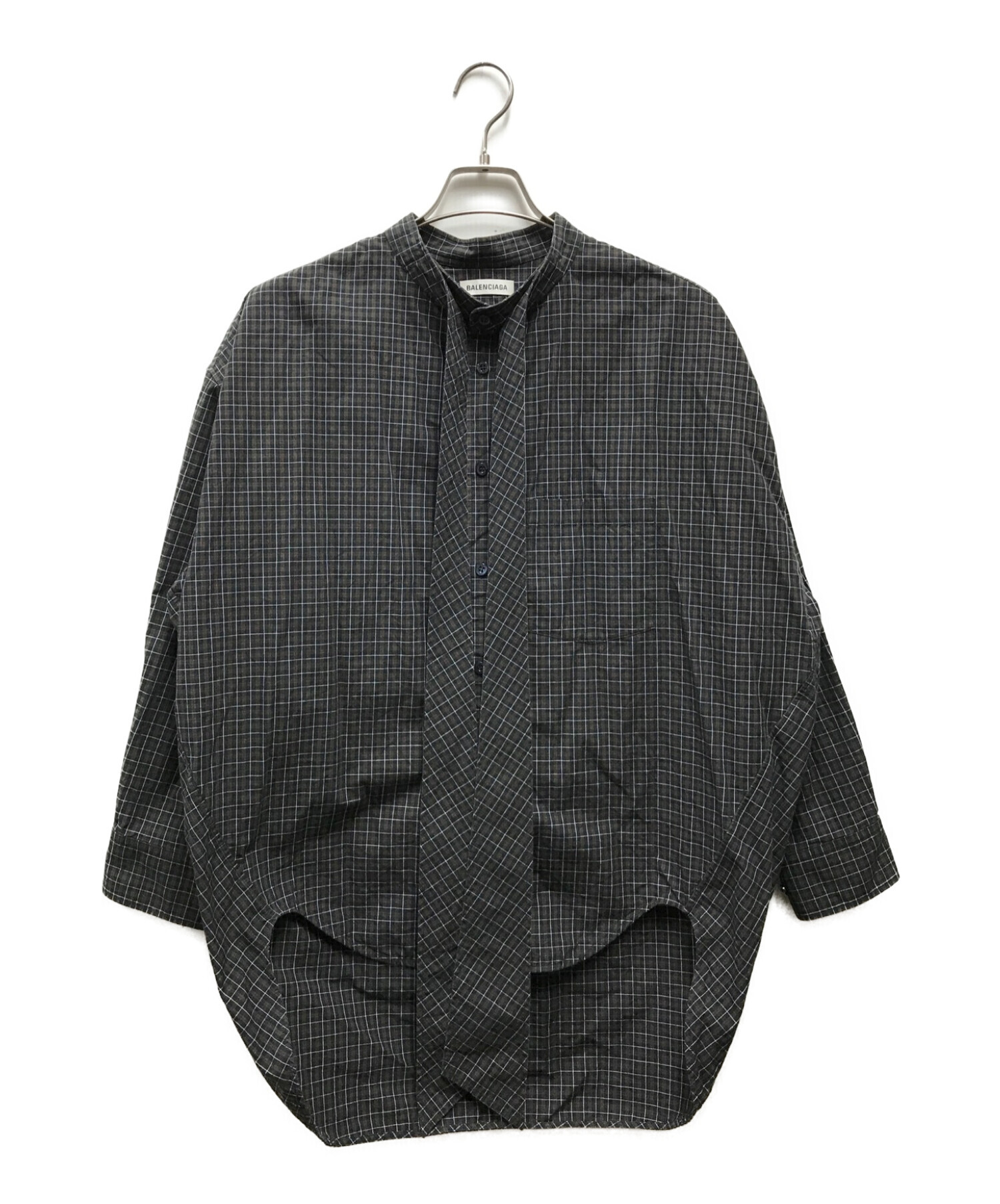 中古・古着通販】BALENCIAGA (バレンシアガ) New Swing Shirt ブラウン