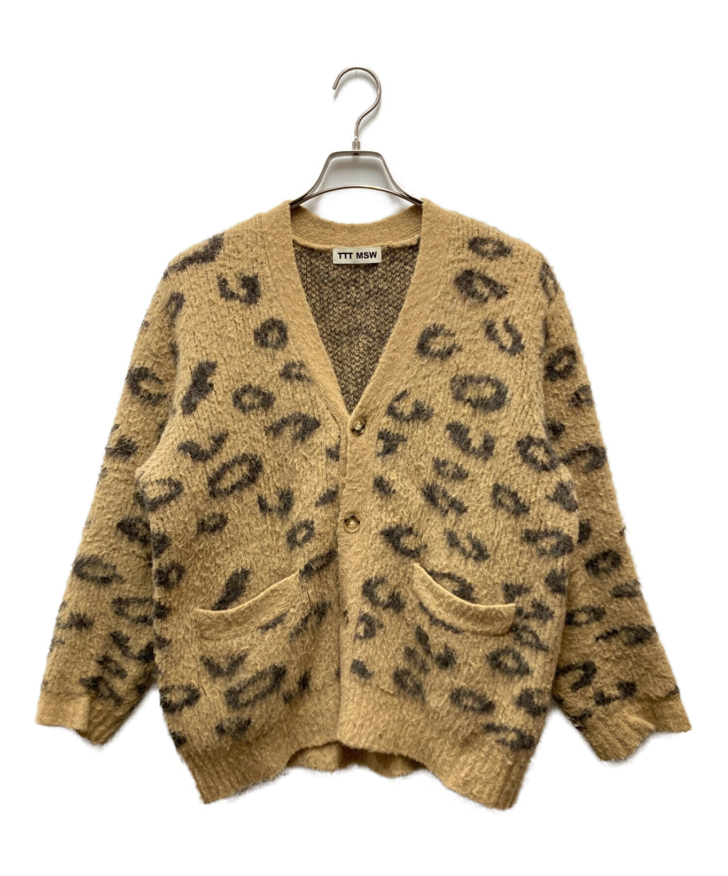 ttt_msw leopard mohair cardigan - ファッション